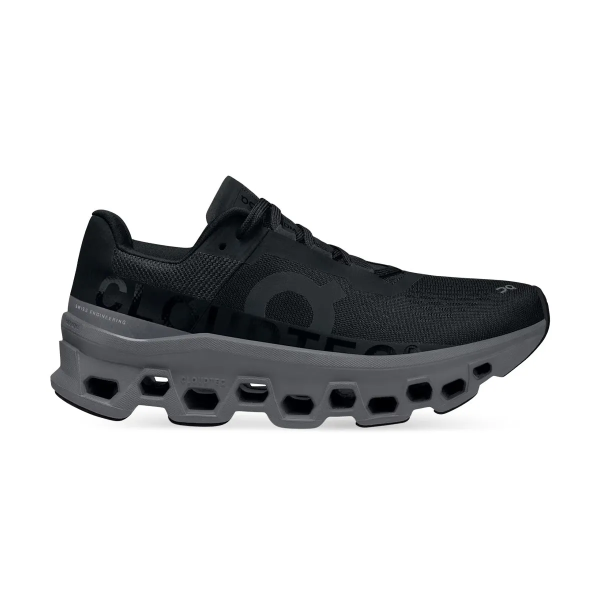 Wmns Cloudmonster 'Black Magnet' velcro