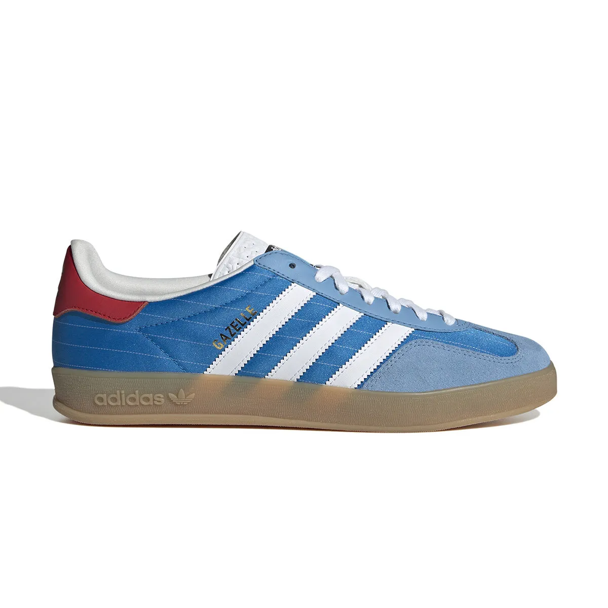 Leather Upper Harbor Mood Gazelle Indoor 'Bright Blue White'
