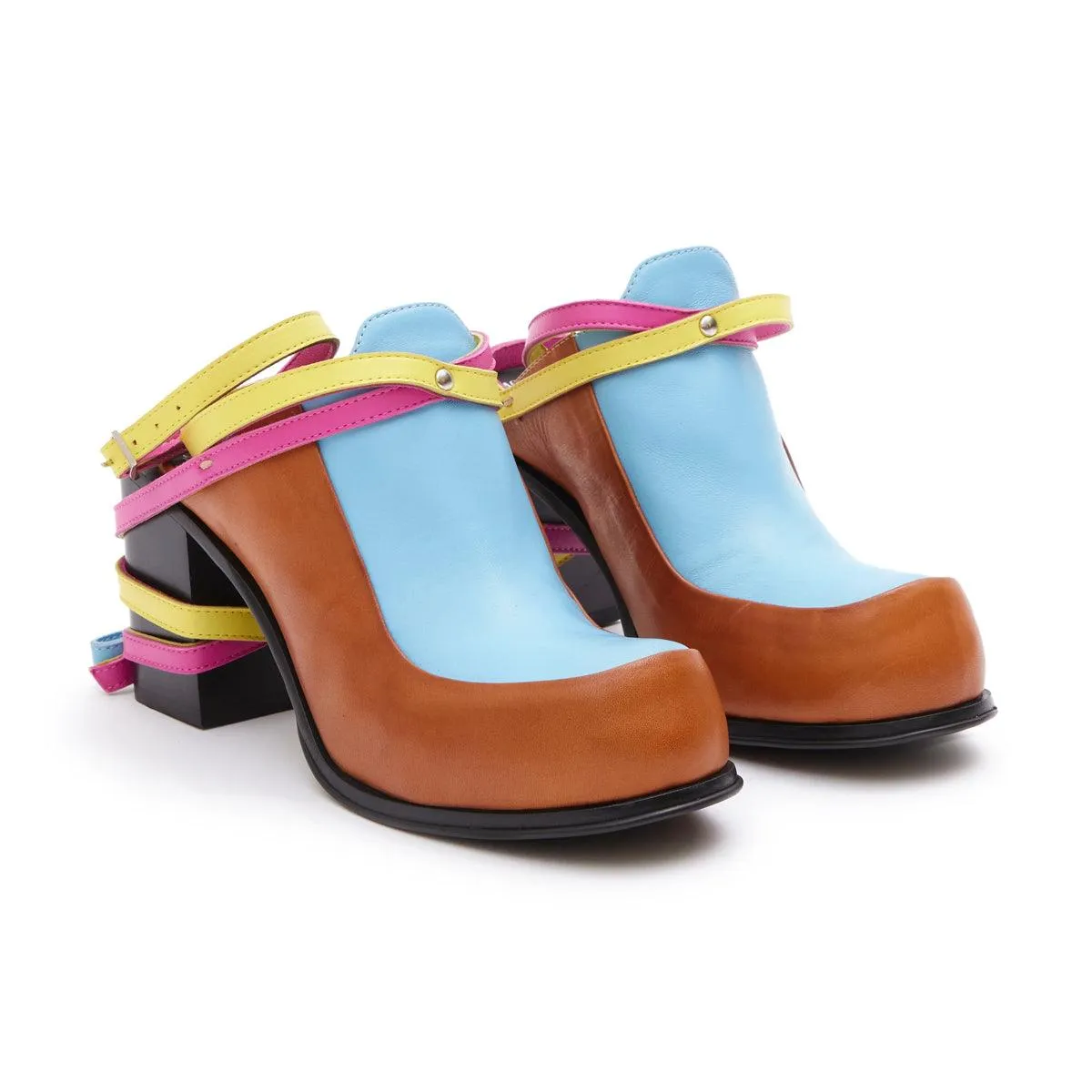   Simona Vanth Tango Stacked Heels 'Multi' version