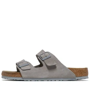 Birkenstock Arizona Soft Footbed Suede - Stone Coin Floral Joy Relaxed Look