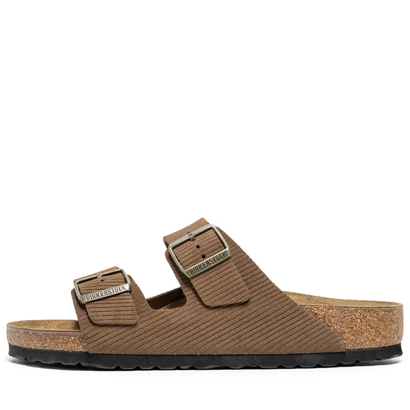 Birkenstock Arizona Suede Corduroy - Dark Tea simple design Comfort Fit