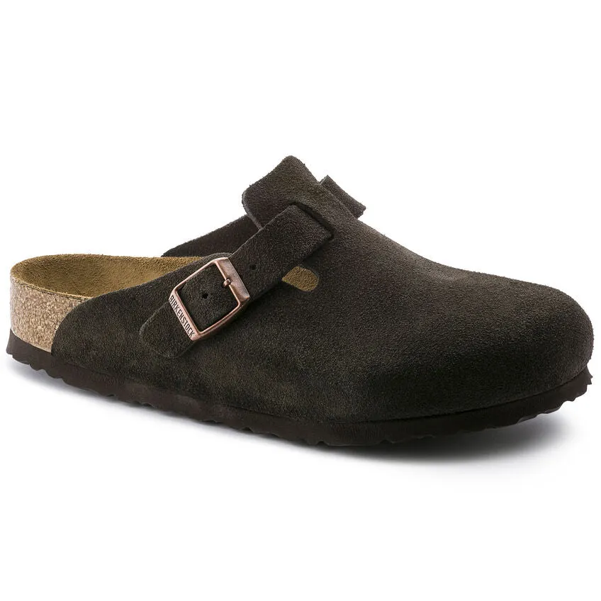 High-Quality Shoes Simple Choice Birkenstock Boston Soft Footbed (Mocha)