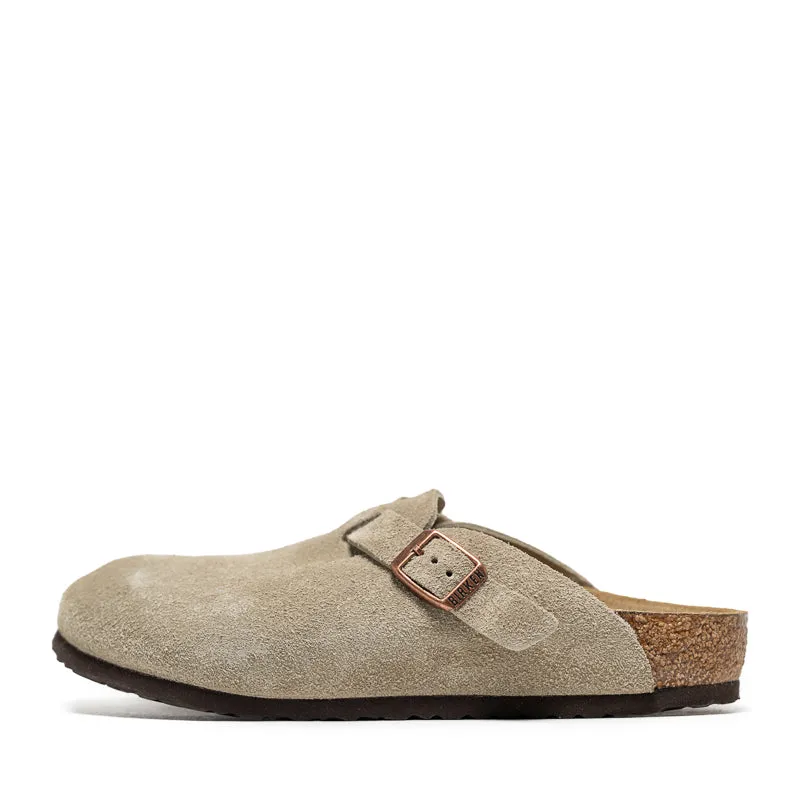 Birkenstock Boston Suede (PS) - Taupe Breathable Footwear Summer Adventure
