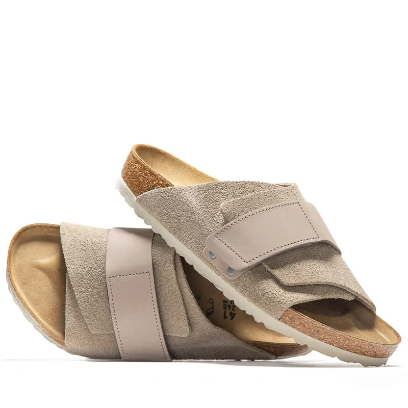Birkenstock Kyoto Suede - Taupe Low Weight Sun Ready