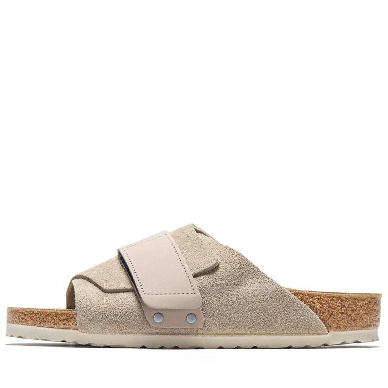 Versatile Design Active Summer Footwear Birkenstock Kyoto Suede - Taupe