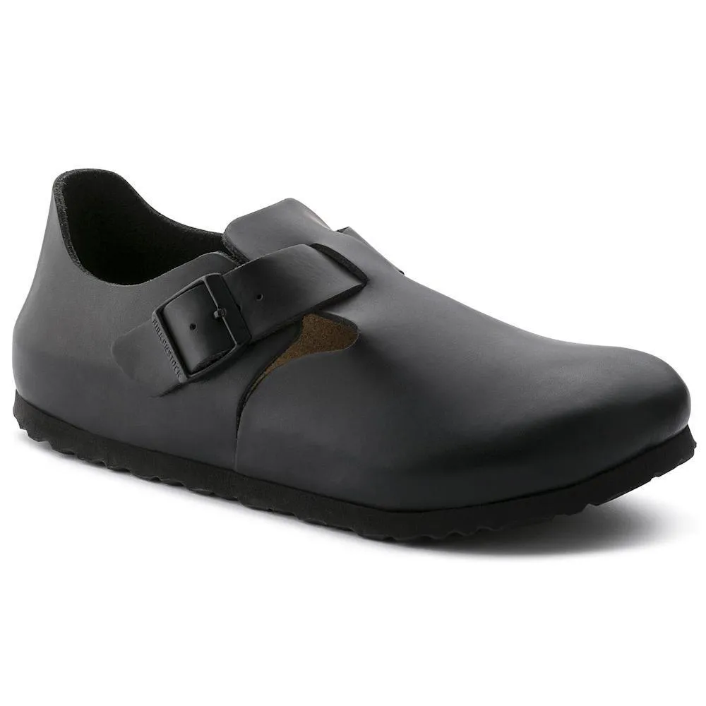 Birkenstock London Soft Footbed Black Hunter Formal Look Union Pair