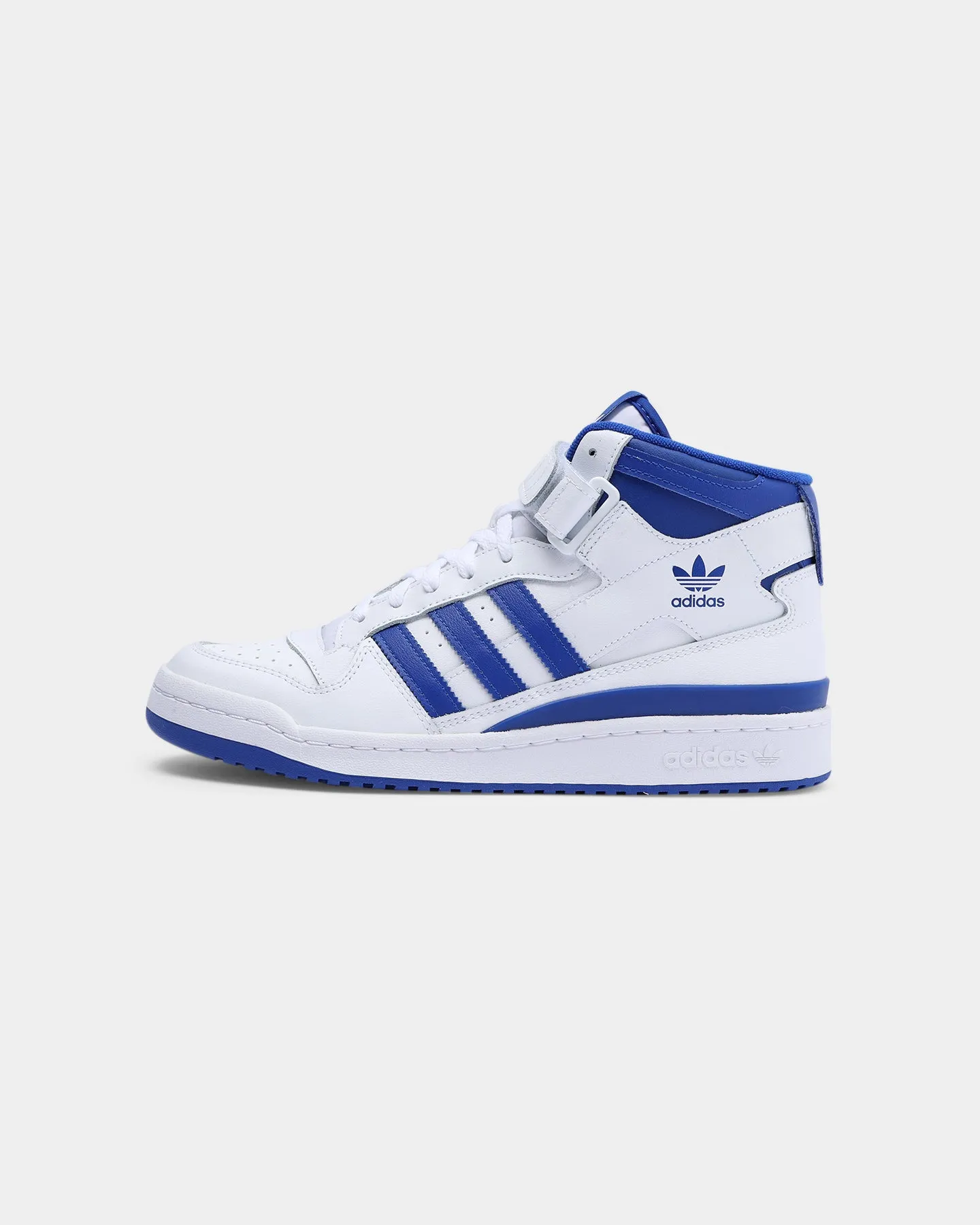 Rock Guard Adidas Men's Forum Mid Cloud White / Royal Blue / Cloud White