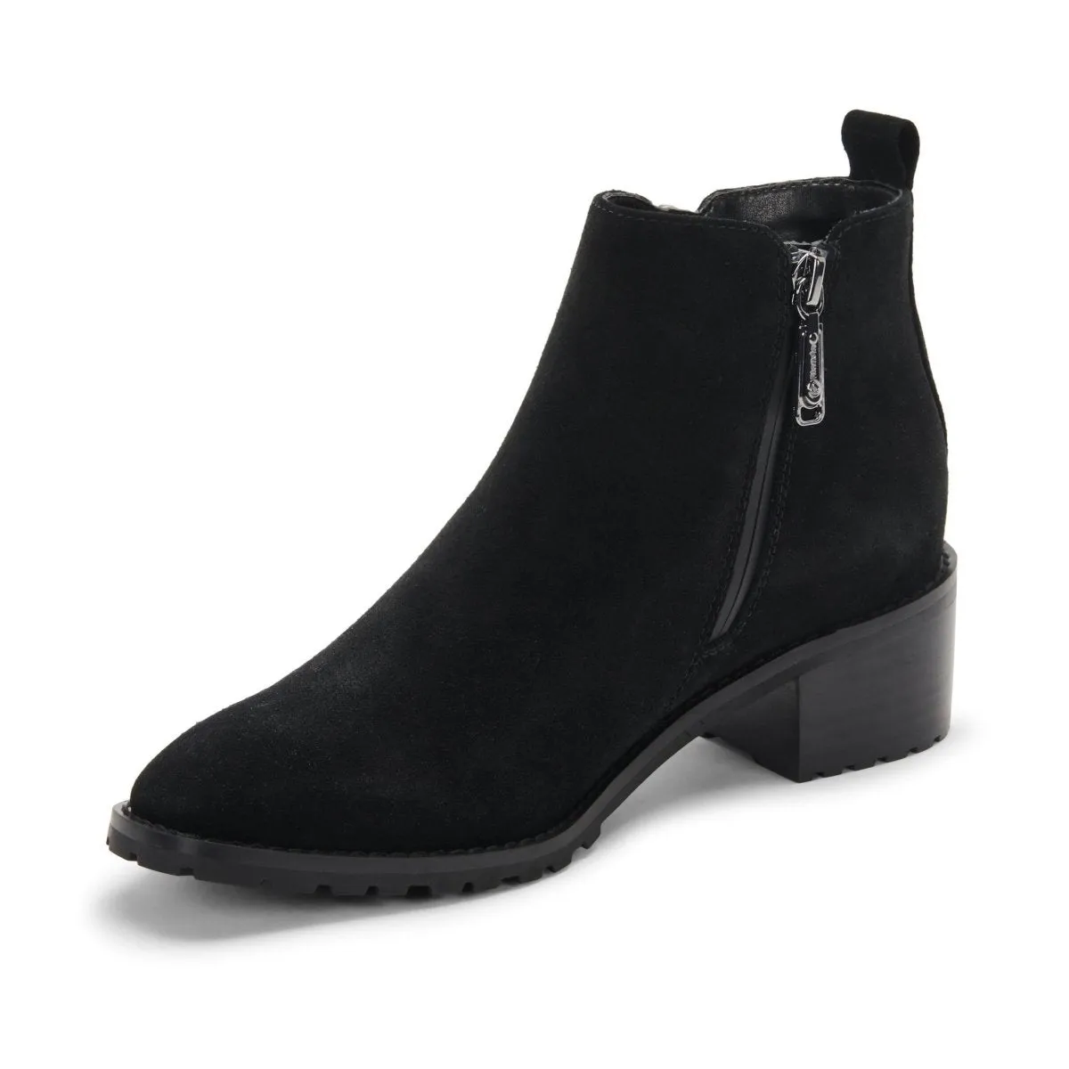 Low Maintenance Blondo Women's Samara Black Suede Ankle Boot Waterproof