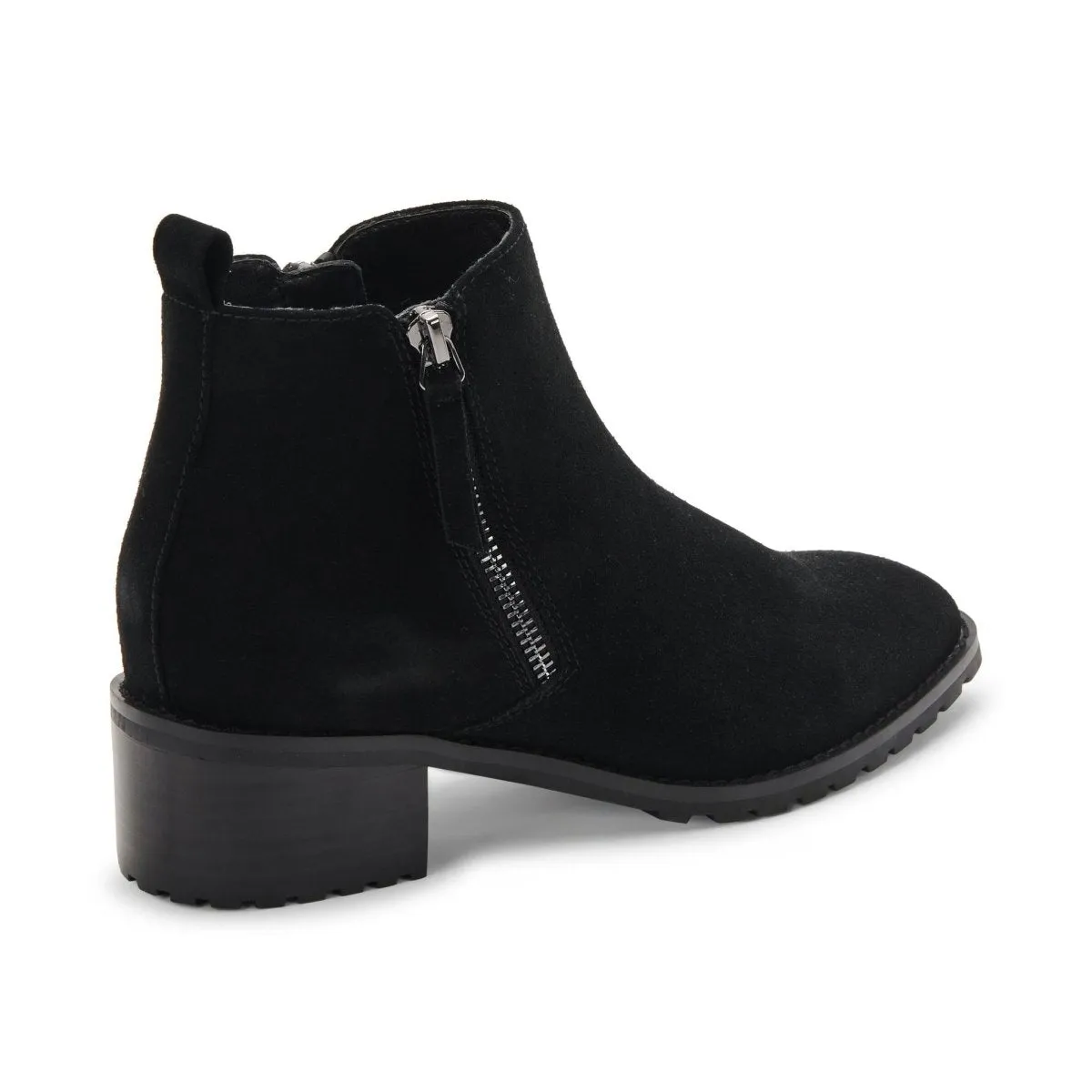 Blondo Women's Samara Black Suede Ankle Boot Waterproof Line Fit velvet feel