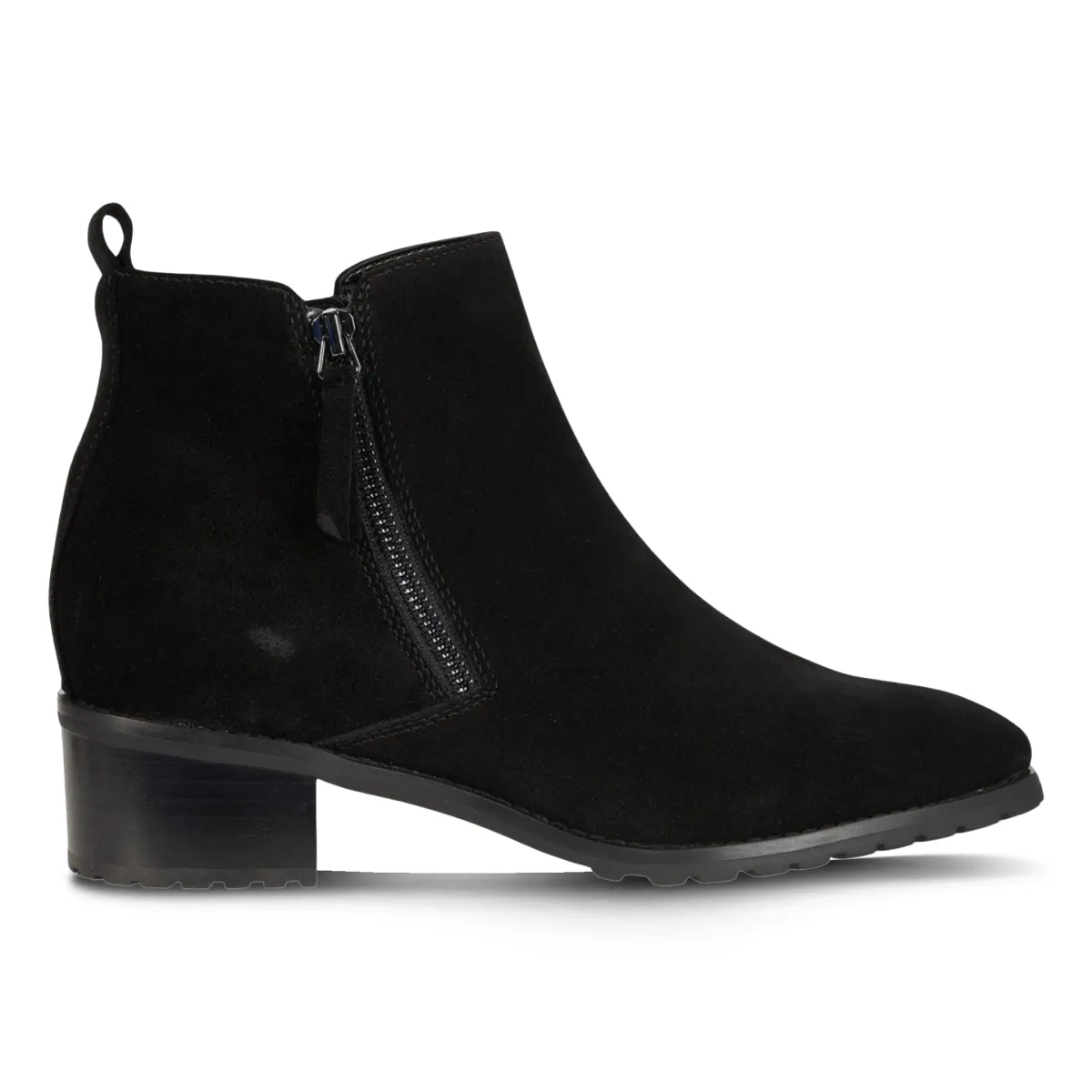 well made Easy Pace Blondo Women's Samara Black Suede Ankle Boot Waterproof