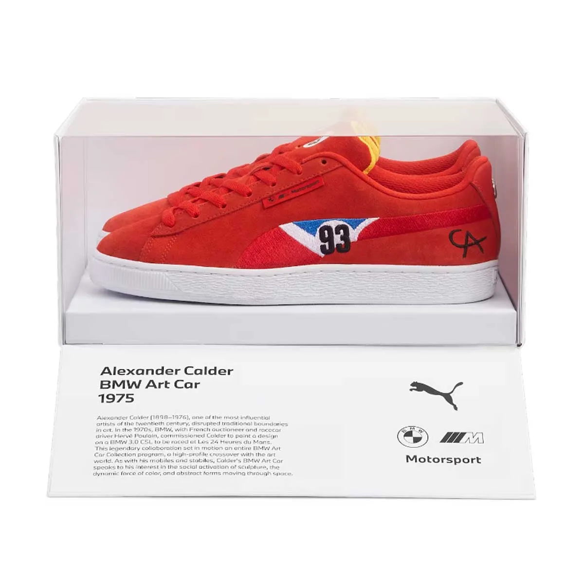Corner Style Summer cool   BMW M Motorsport Suede Calder 'Pop Red'
