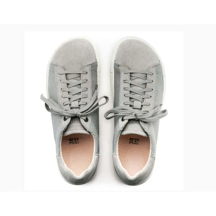 Womens Birkenstock Bend Canvas/Suede Narrow in Whale Gray Cool Design evening walk