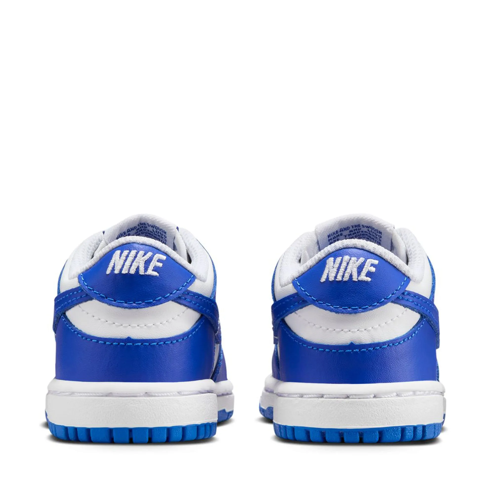 Contoured Foot Arch Nike Dunk Low (TD) - White/Hyper Royal