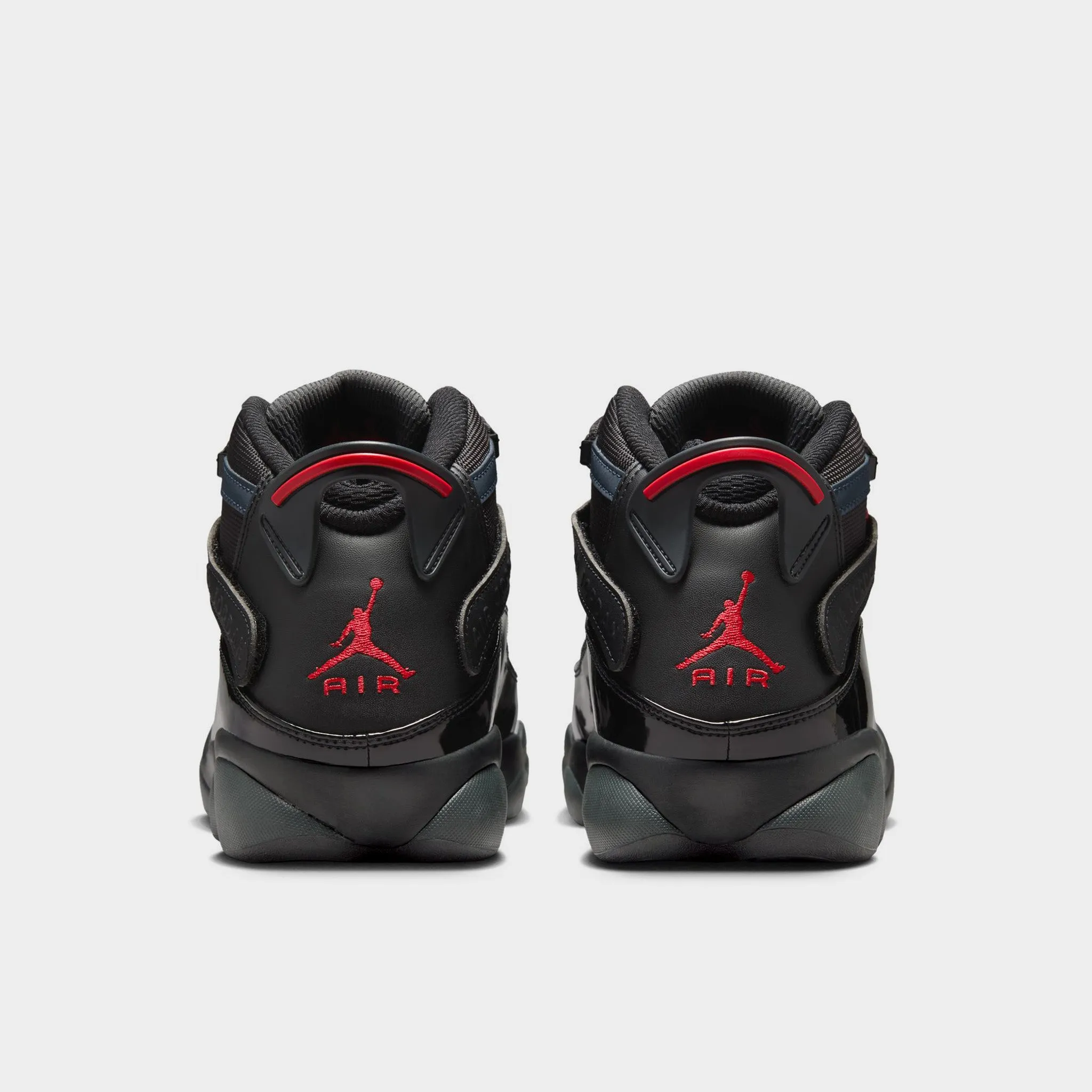Slip   Resistant Sole Jordan 6 Rings Black / Fire Red - Anthracite