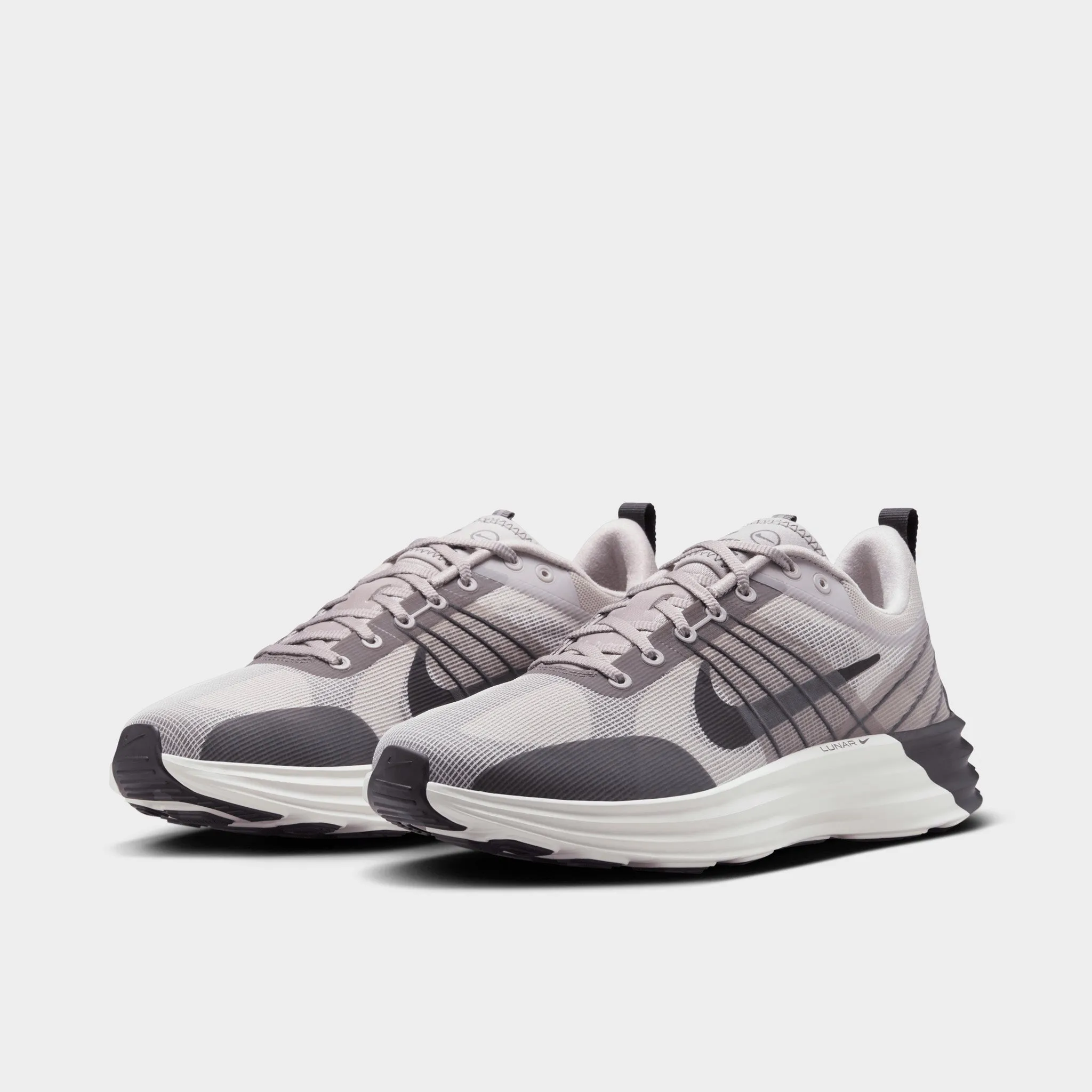Nike Lunar Roam College Grey / Black - Light Orewood Brown Comfort Heel