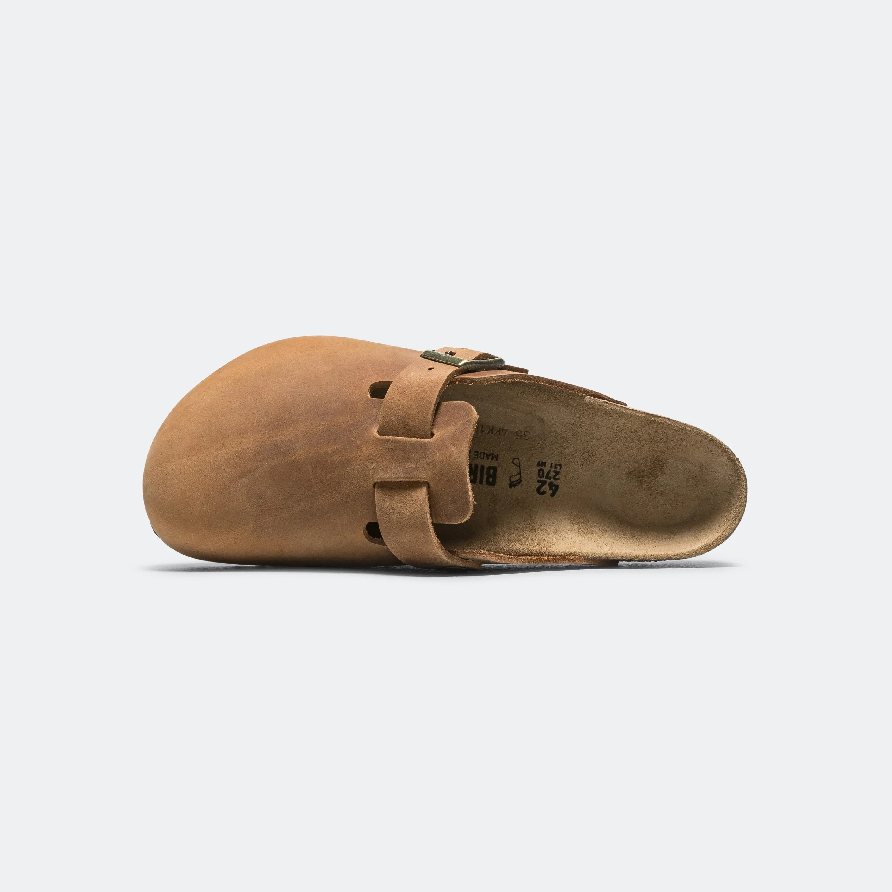 Durable Outdoor Shoes Travel Ready Boston - Cognac Oiled Leather