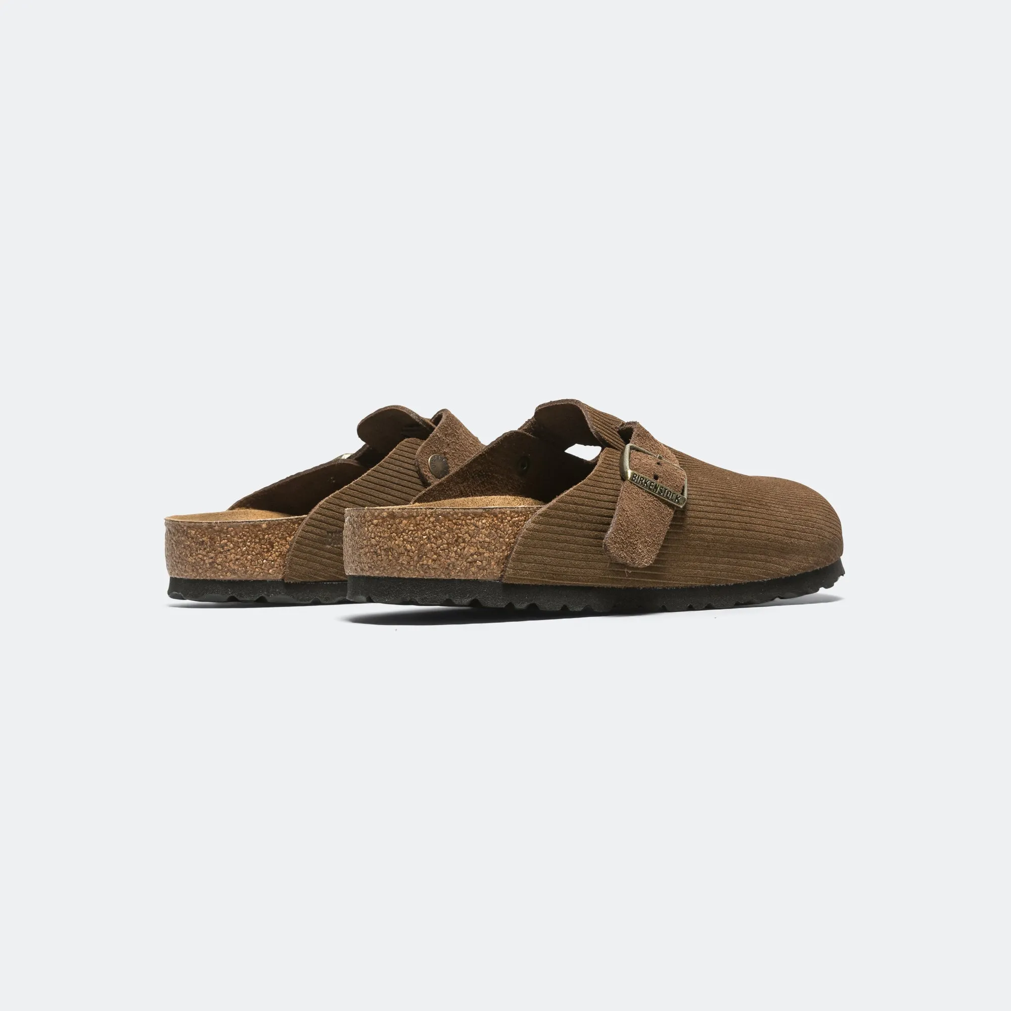 Boston Corduroy - Dark Tea Suede Leather Fast Go Elegant