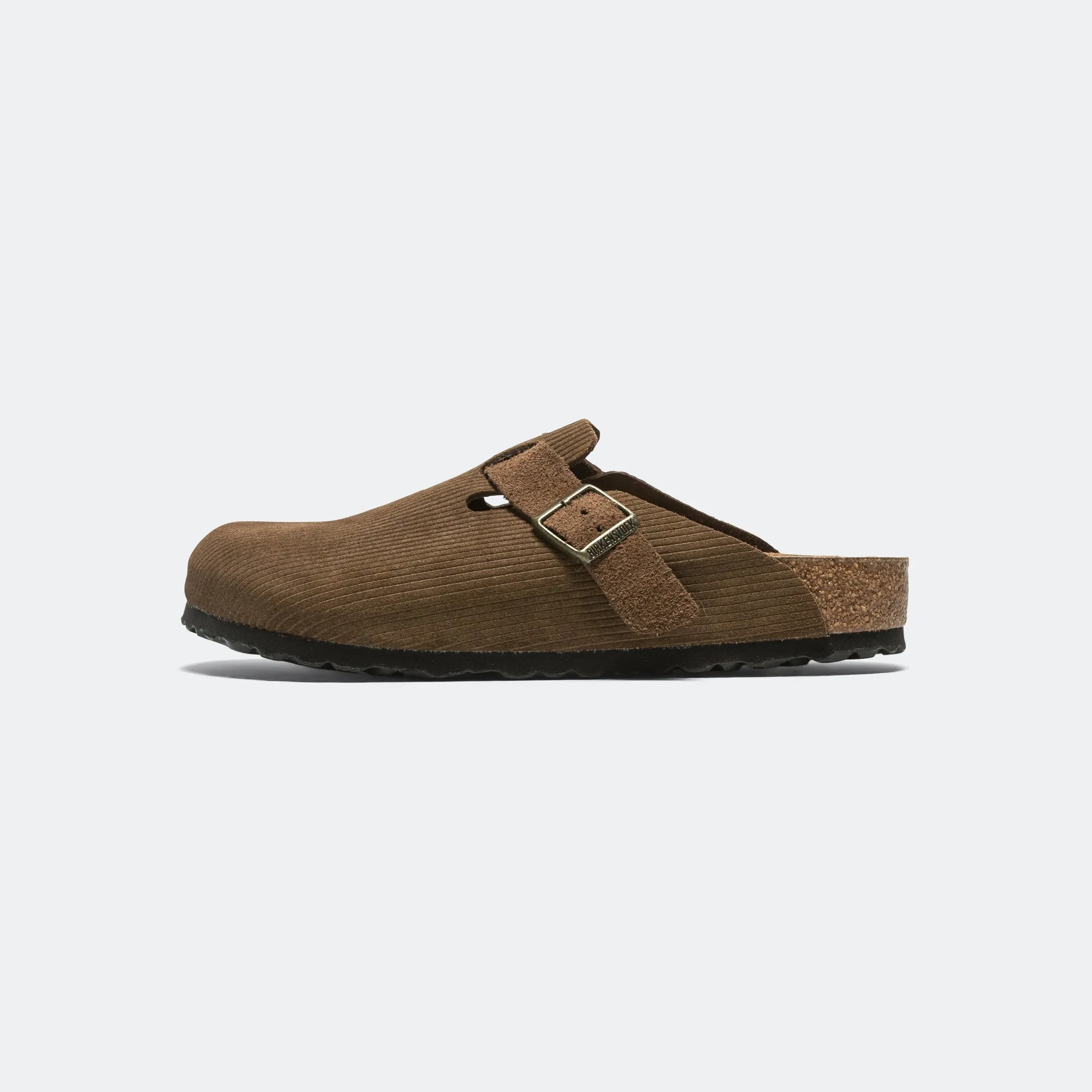 Boston Corduroy - Dark Tea Suede Leather Drive Day