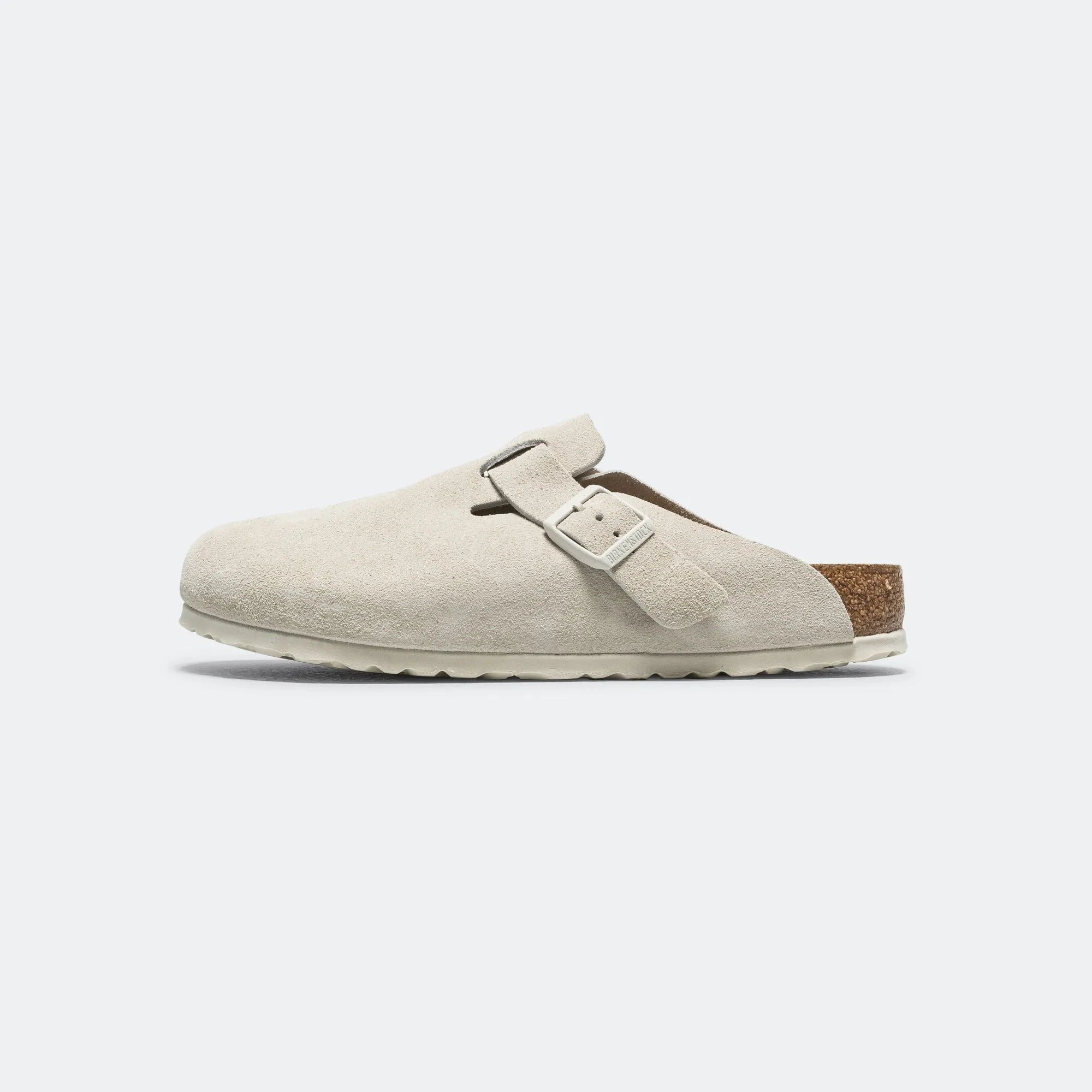 Boston SFB - Antique White Suede Leather Wave Fun Daily Mobility