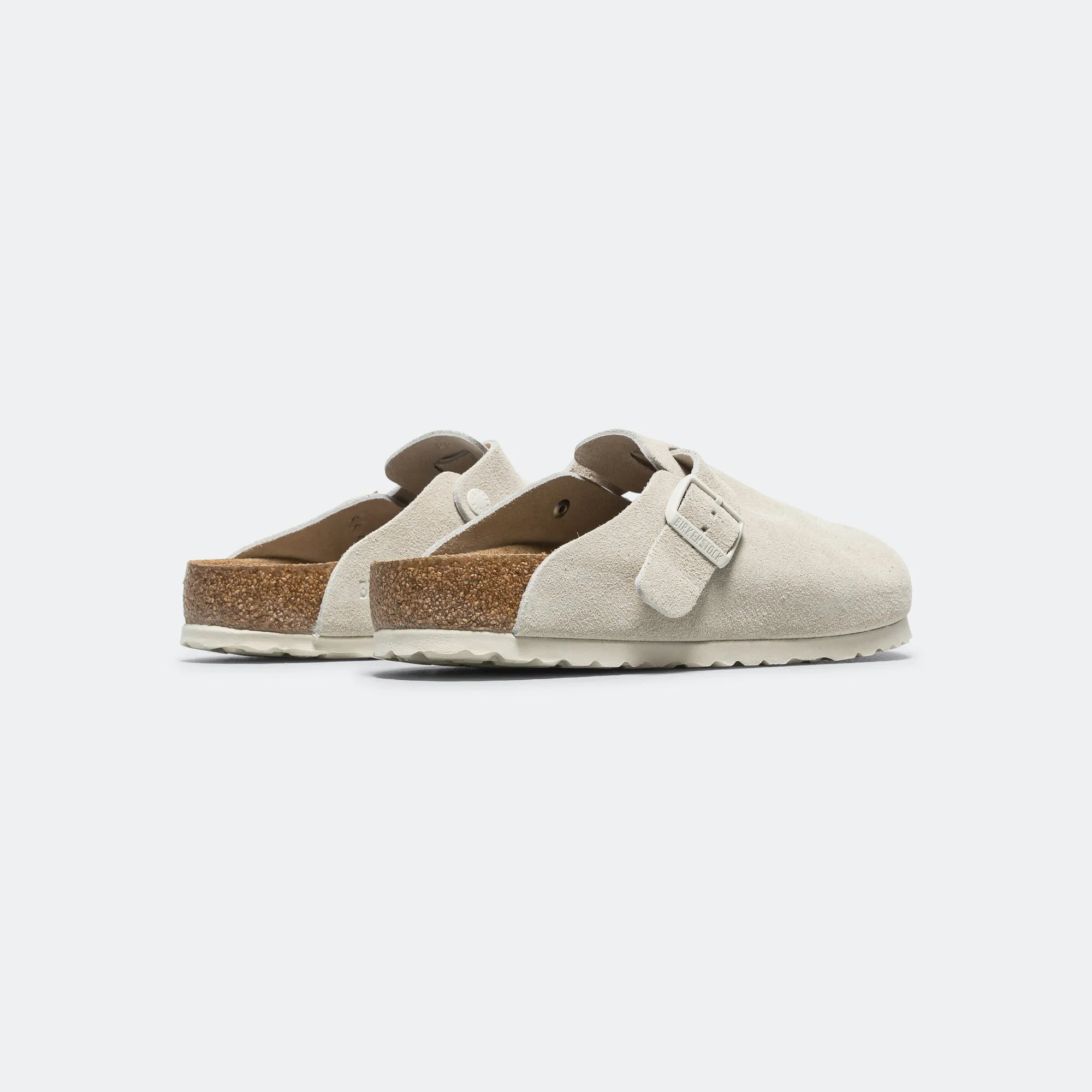 Boston SFB - Antique White Suede Leather Summer essentials