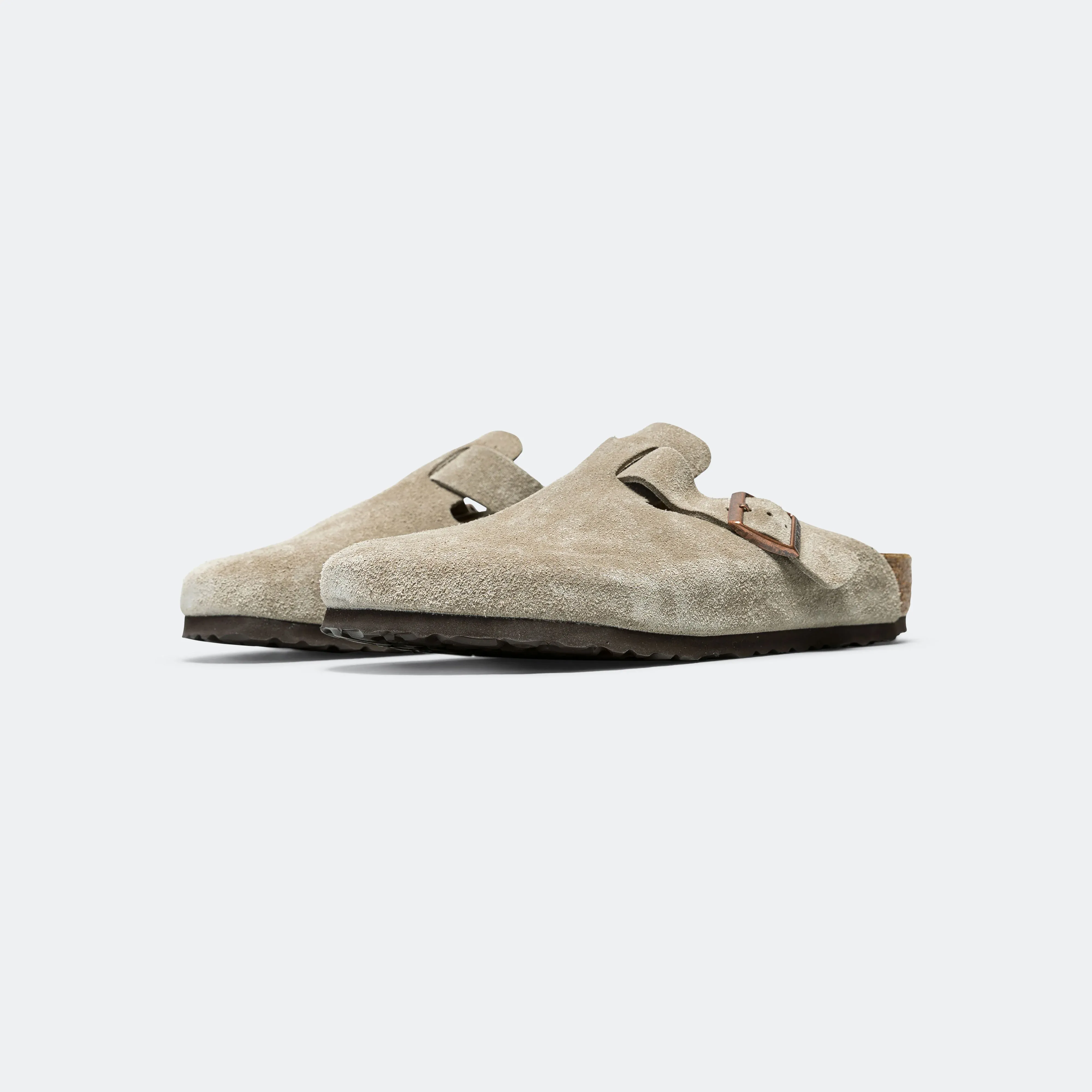 Boston SFB - Taupe Suede Leather Style Match