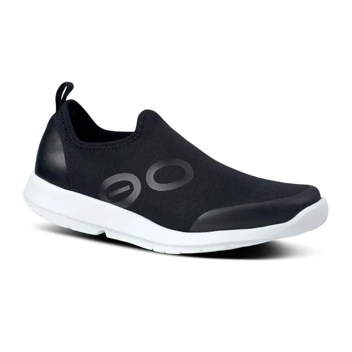 Roomie Fit Womens Oofos Oomg Sport in White/Black