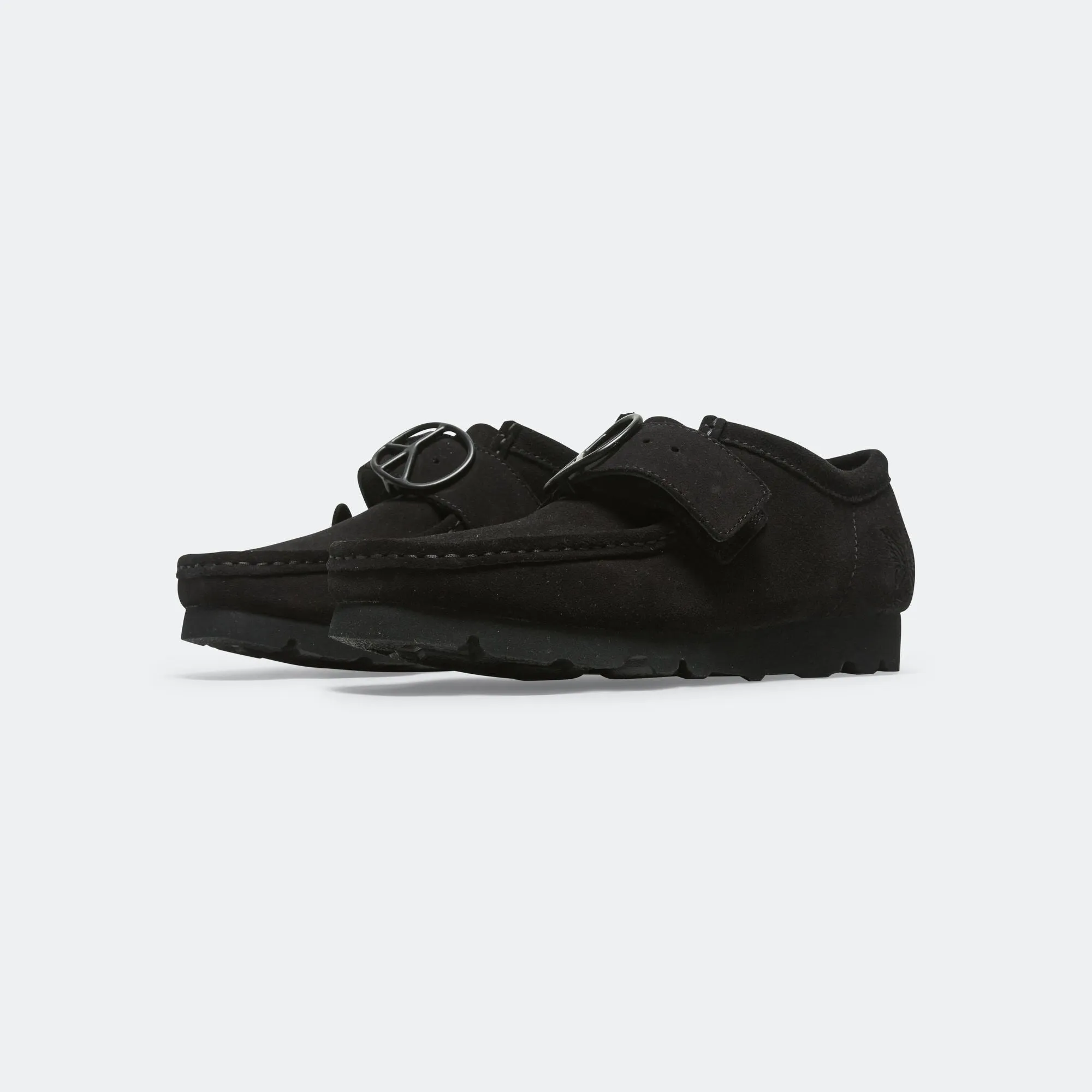 Mesh Upper Comfort Inserts WallaStrap Low x Needles - Black Suede