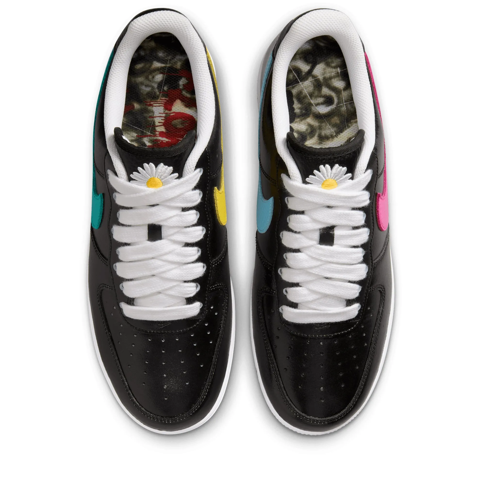 PEACEMINUSONE x Nike Air Force 1 '07 'Para-Noise 3.0' - Black/New Emerald Durable durability