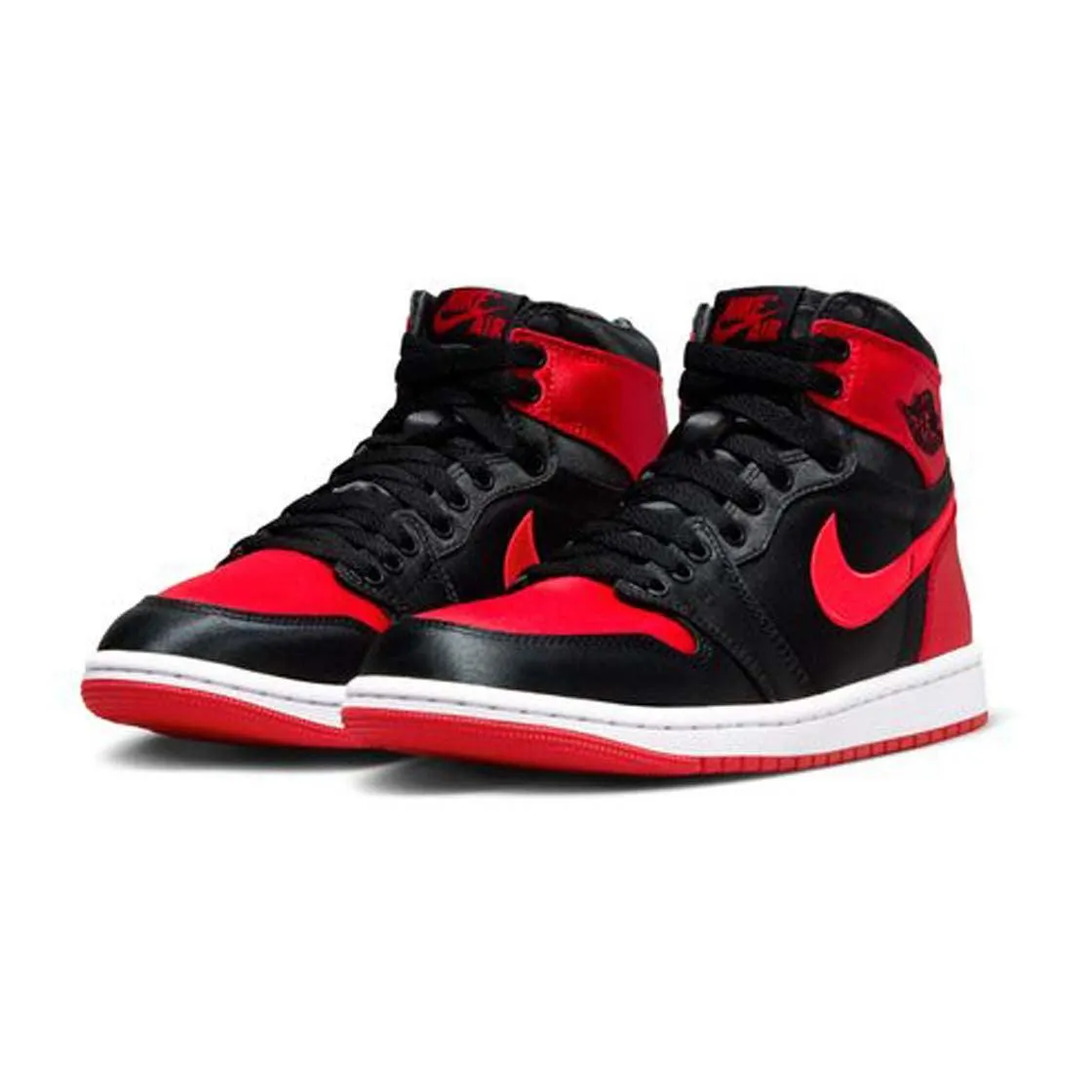 Wmns Air Jordan 1 High OG 'Satin Bred' Fashion-forward comfort