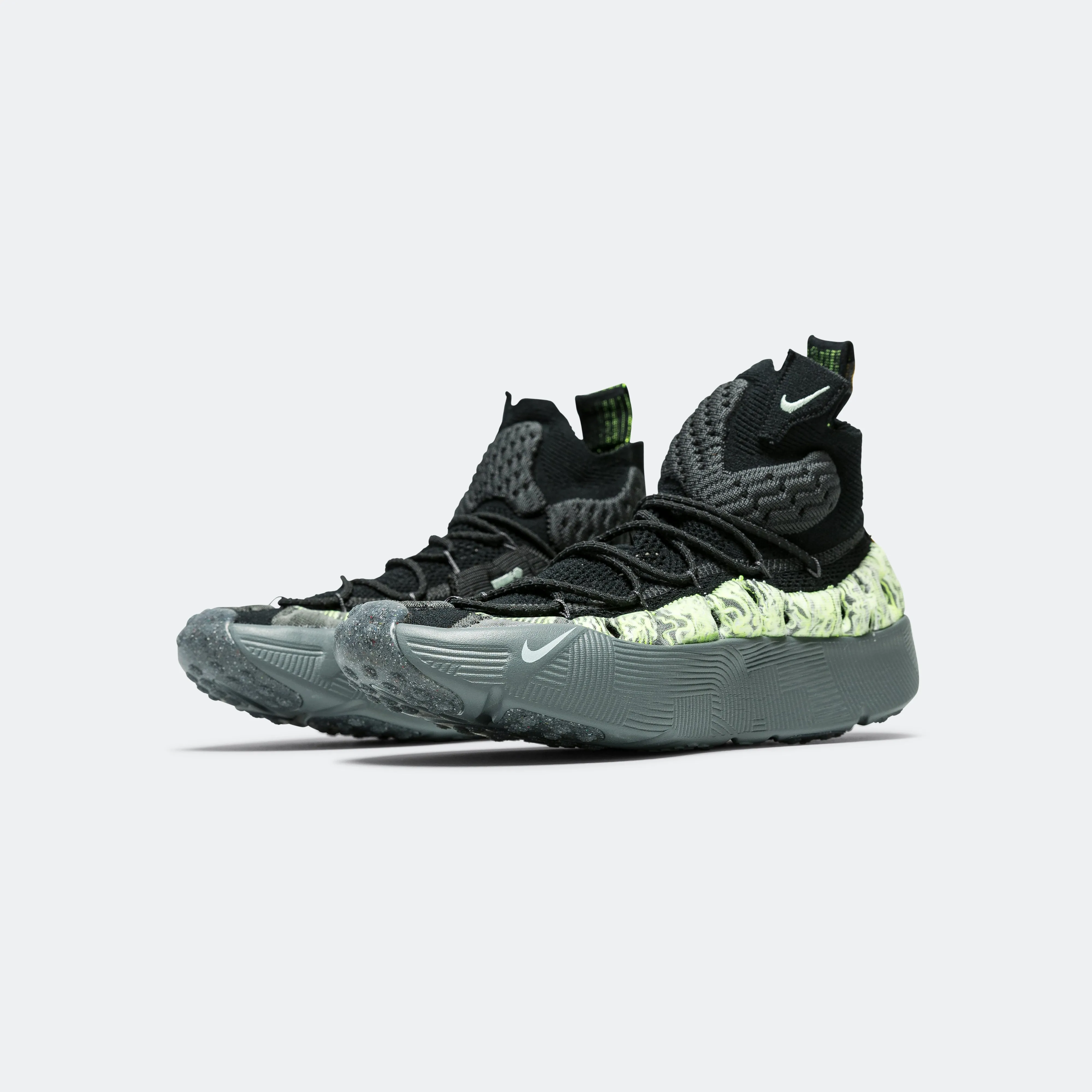 ISPA Sense Flyknit - Black/Seafoam-Smoke Grey Low Comfort