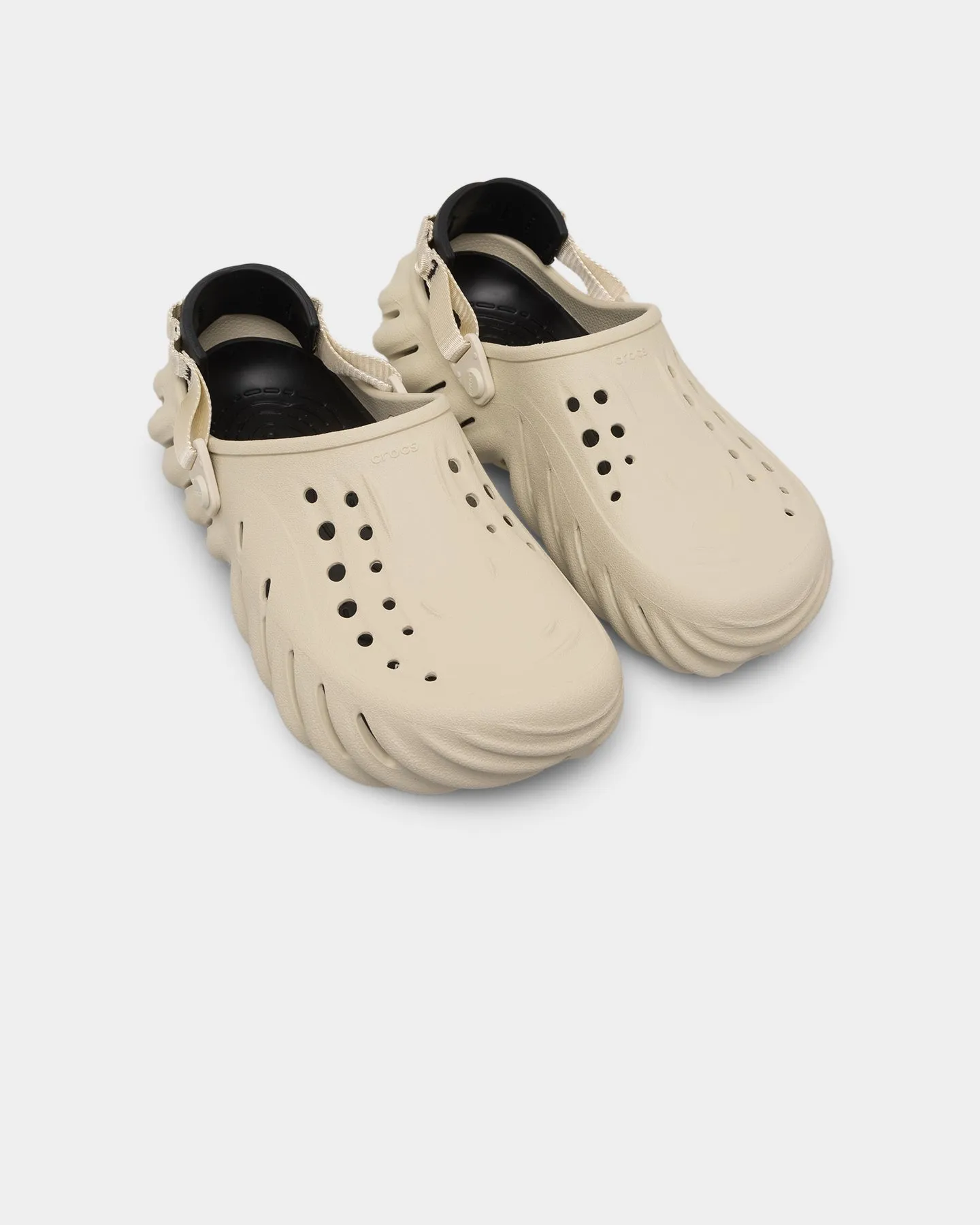 Beauty Walk Tech Glow Crocs Echo Clog Bone/Black