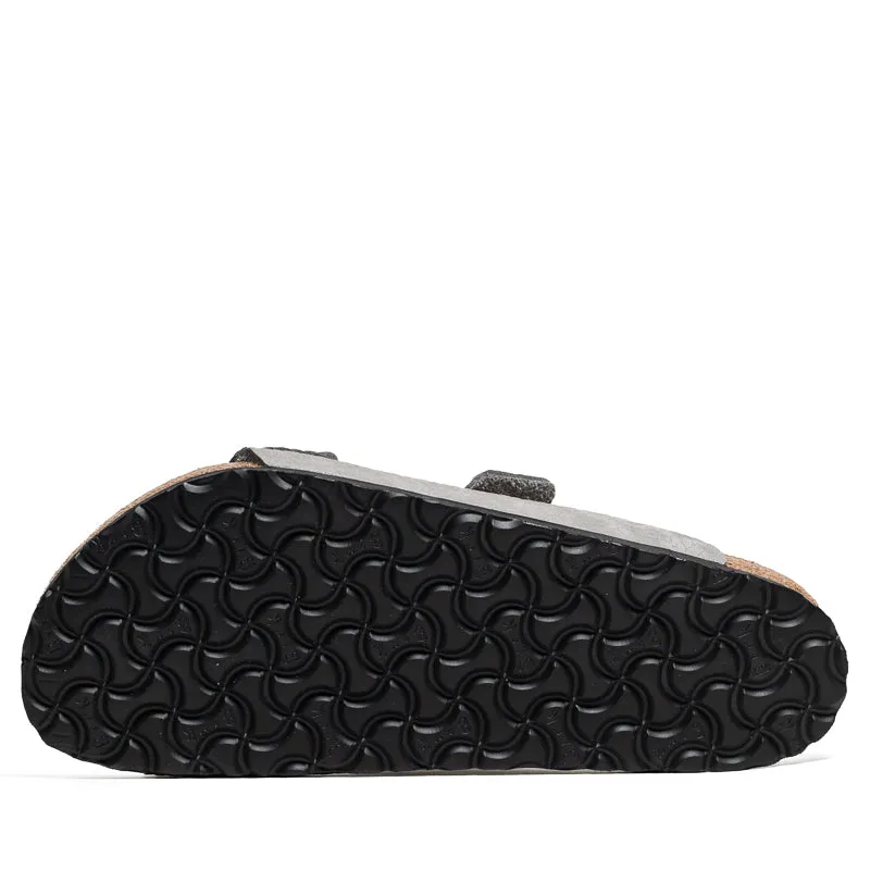 Birkenstock Arizona Nubuck - Desert Buck Whale Grey Quick Travel Chic Casual Shoes for Travel
