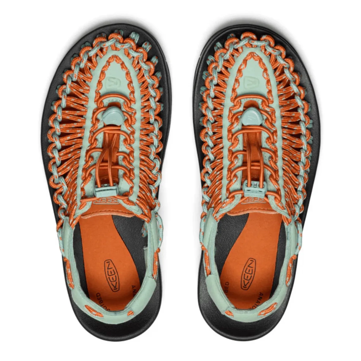 Keen Women's Uneek Granite Green/Gold Flame Drop Step
