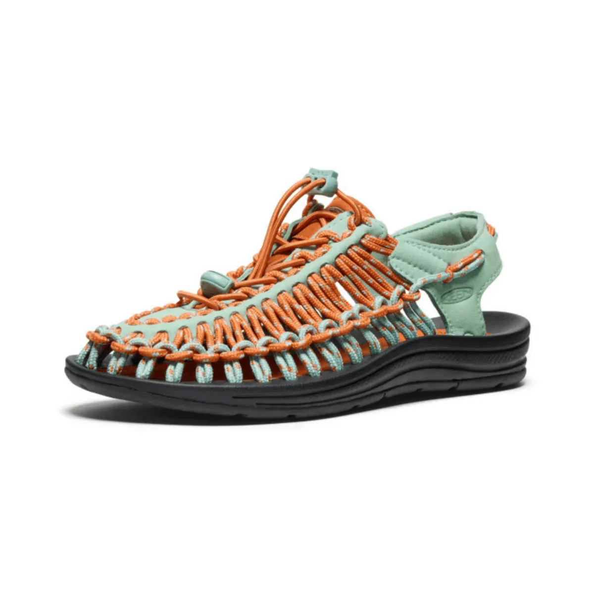 Ultra Breathable Keen Women's Uneek Granite Green/Gold Flame