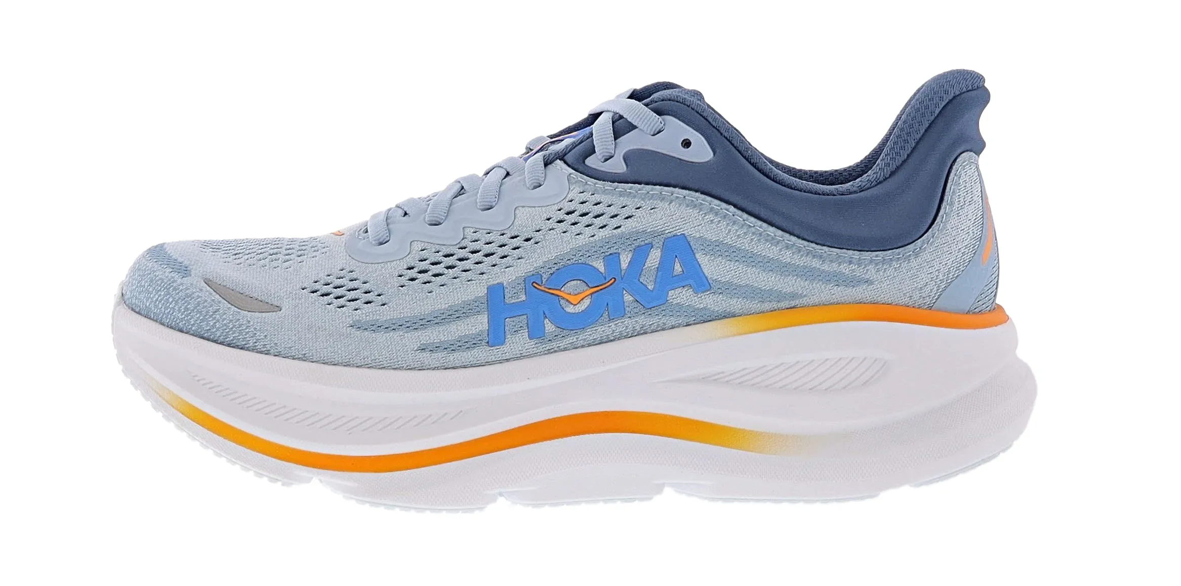 Hoka Men's Bondi 9 Ultra Cushioned Everyday Running Shoes Running Companion Distance Tracking
