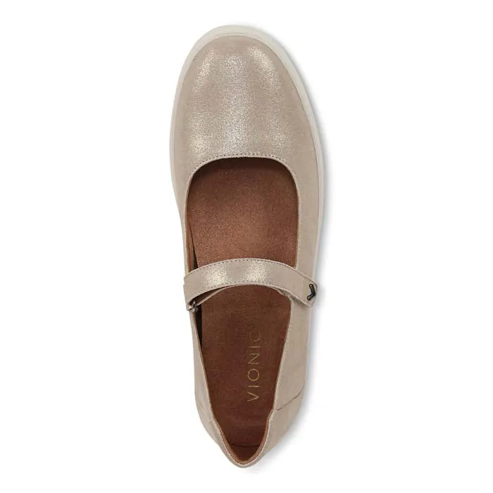 Womens Vionic Uptown Mary Jane in Gold Dog Hike