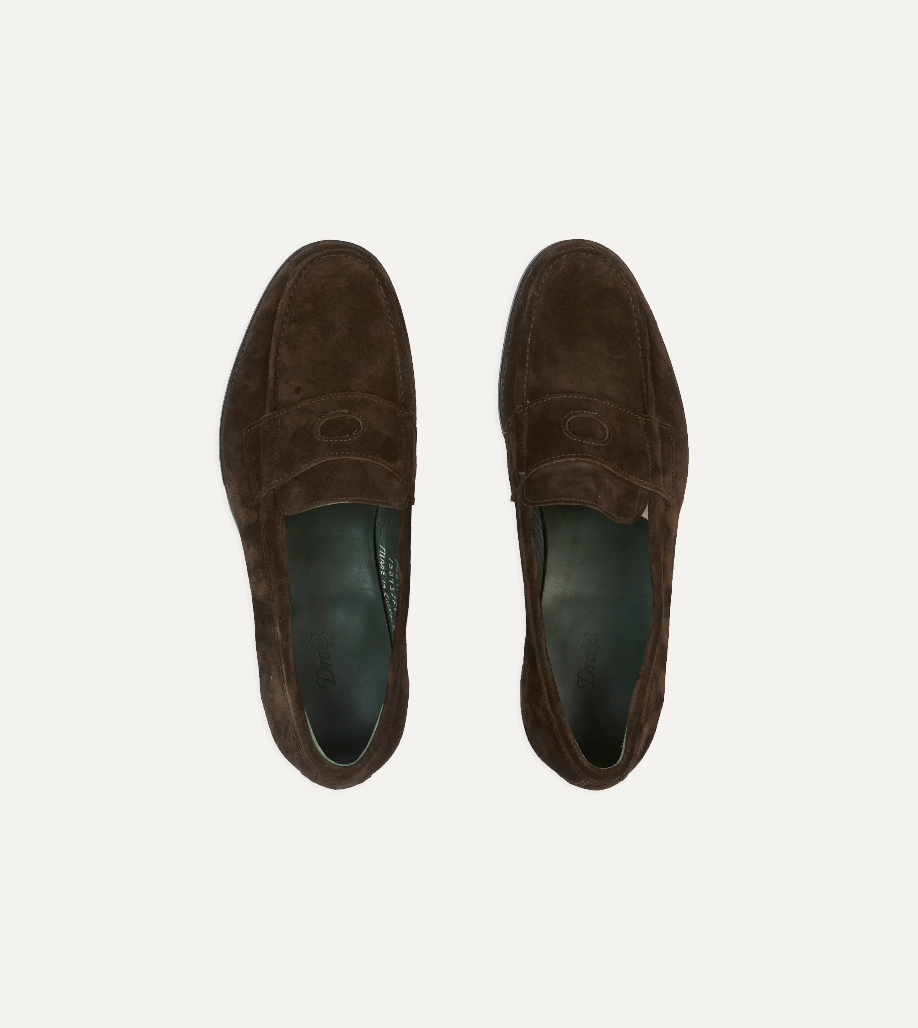 Brown Suede Charles Mk II Goodyear Welted Penny Loafer Modern Line
