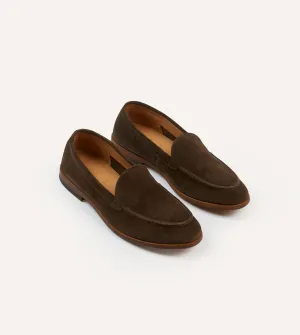 Luxury Resort Brown Suede Henri Summer Loafer