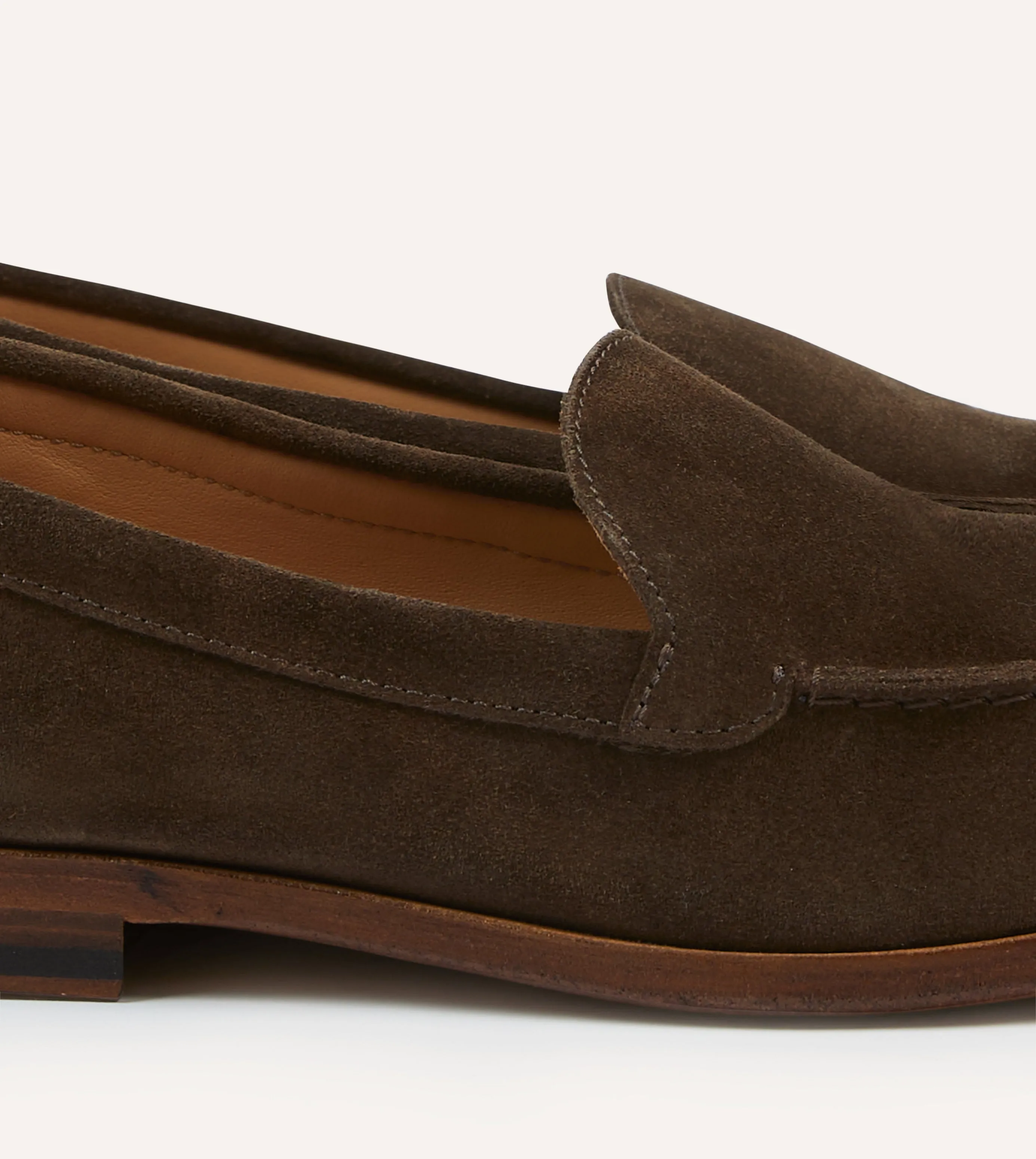 Anniversary Celebration Brown Suede Henri Summer Loafer