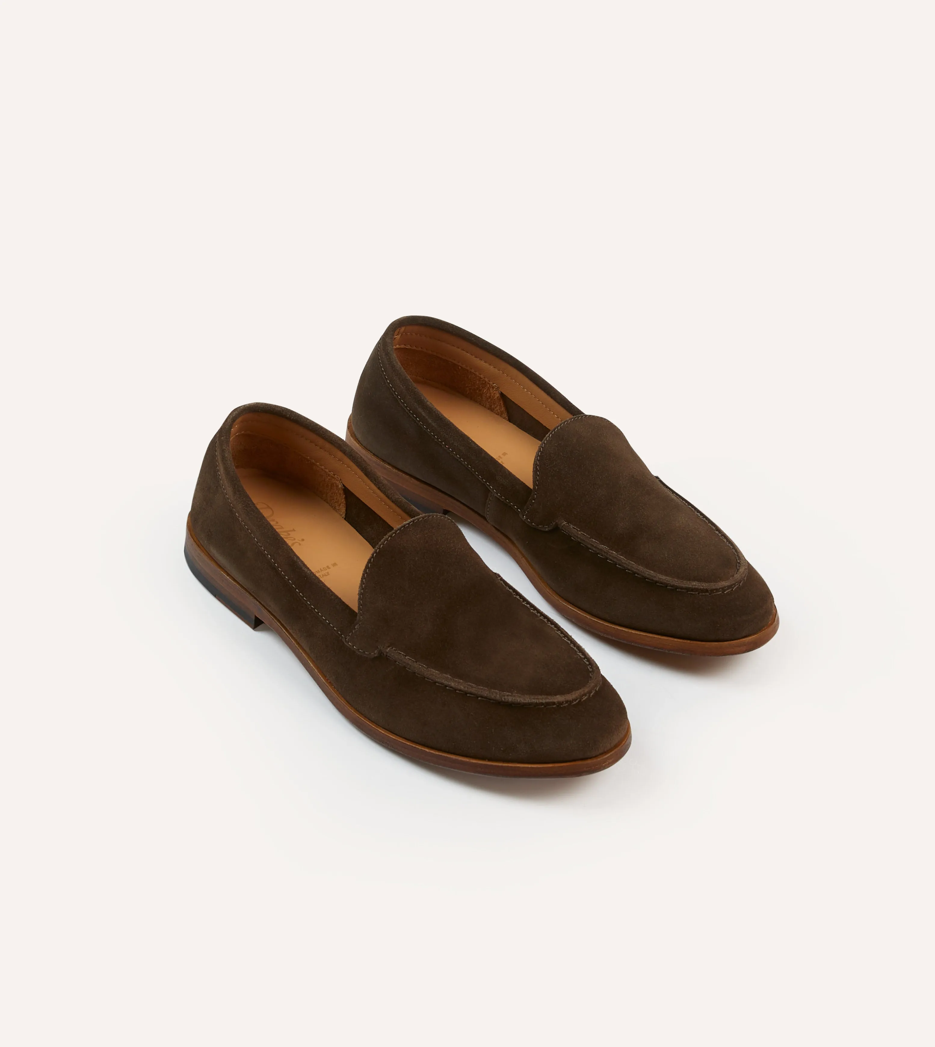 Luxury Resort Brown Suede Henri Summer Loafer