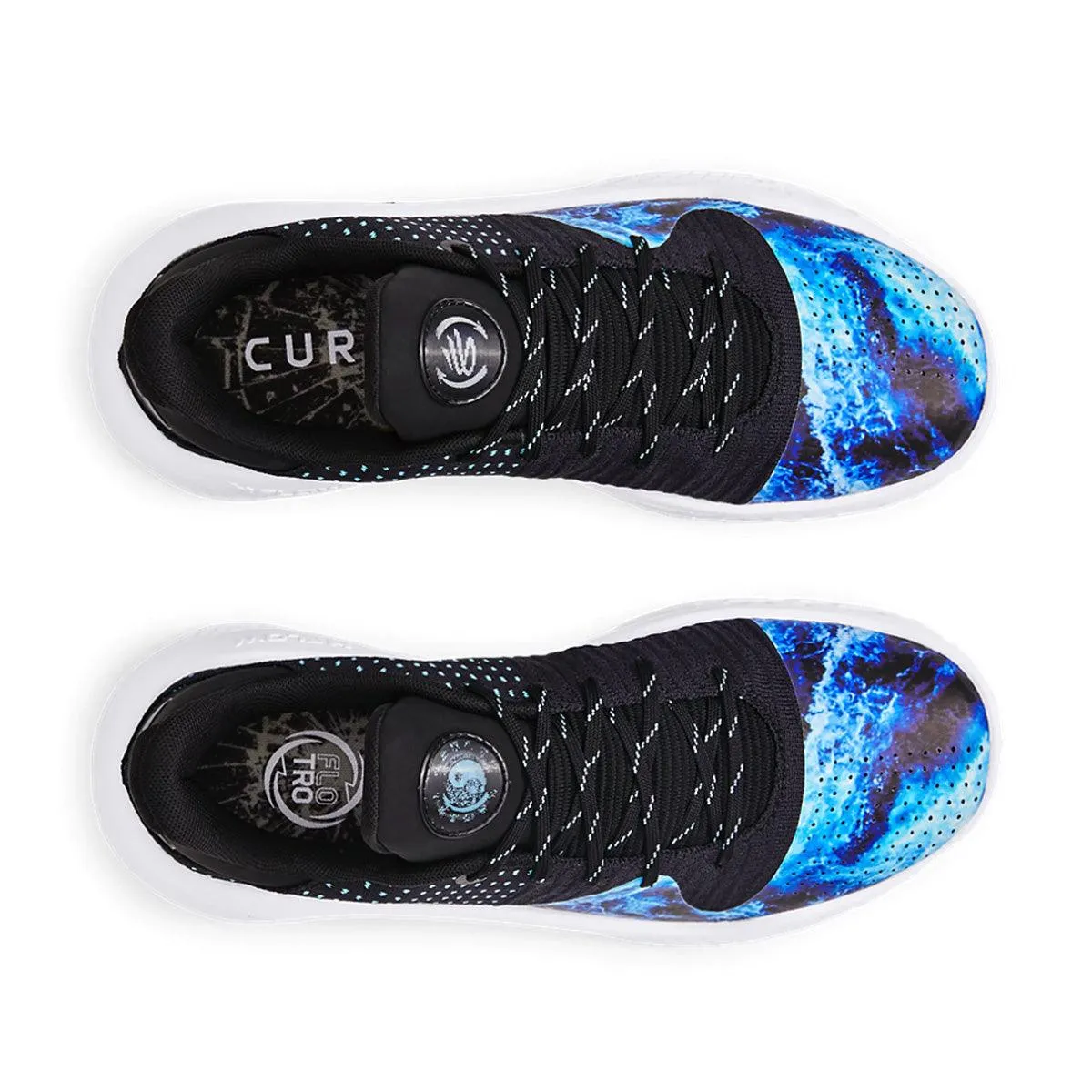   Bruce Lee Curry 4 Low FloTro 'Dark Water' White Clean