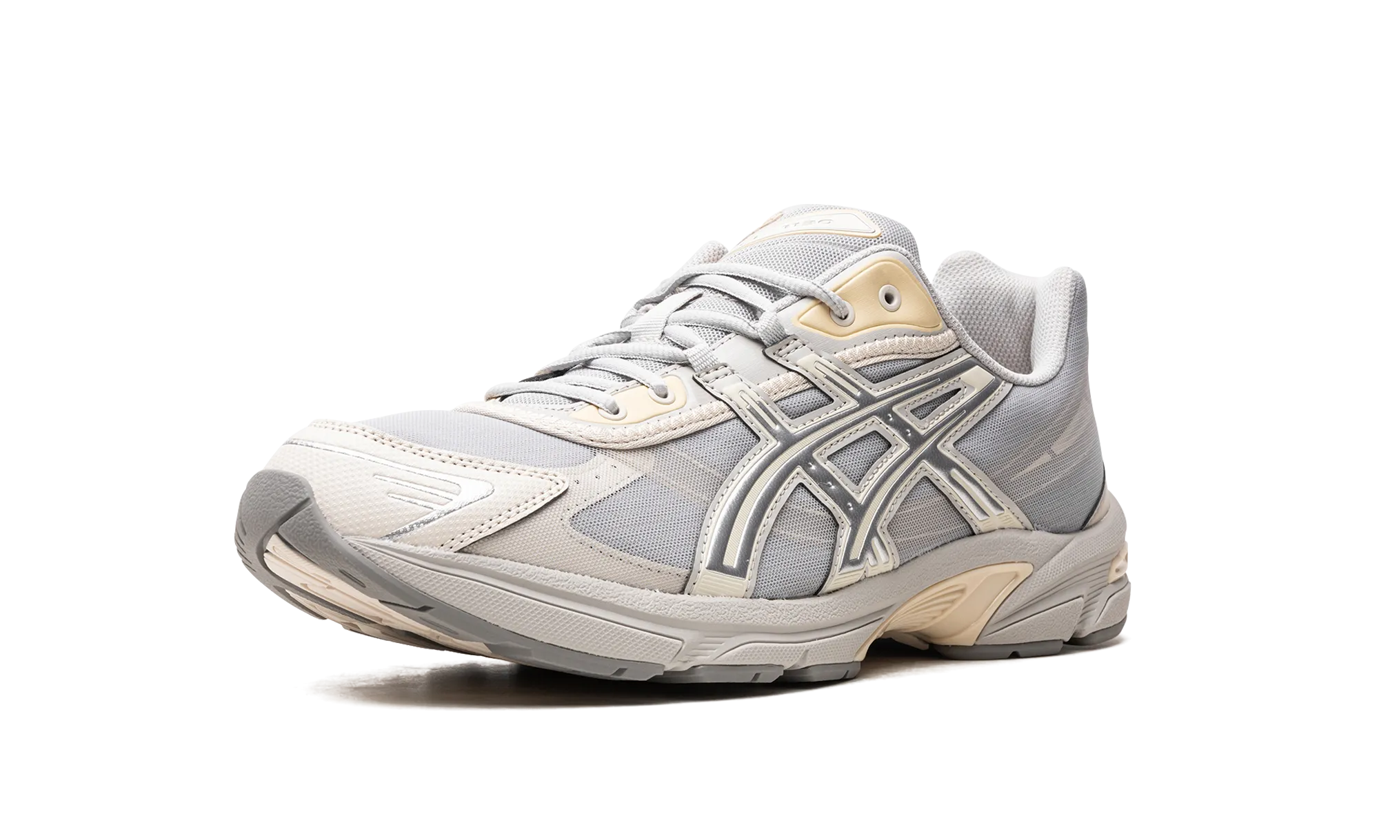 GEL-1130 RE "Pure Silver" sand - running shoes crew sock