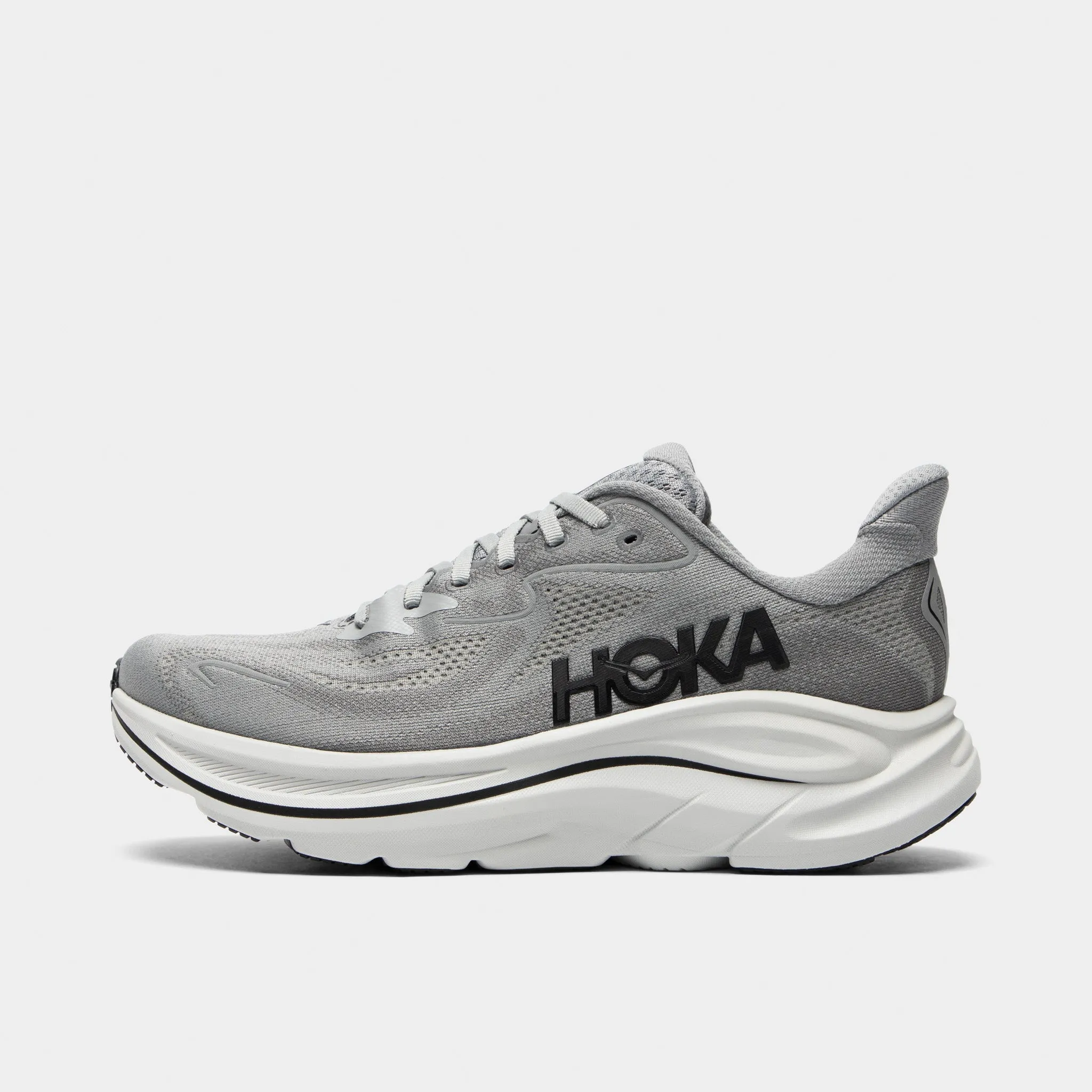 Hoka Clifton 10 Grey / Black Energy Rise Coastal vibe