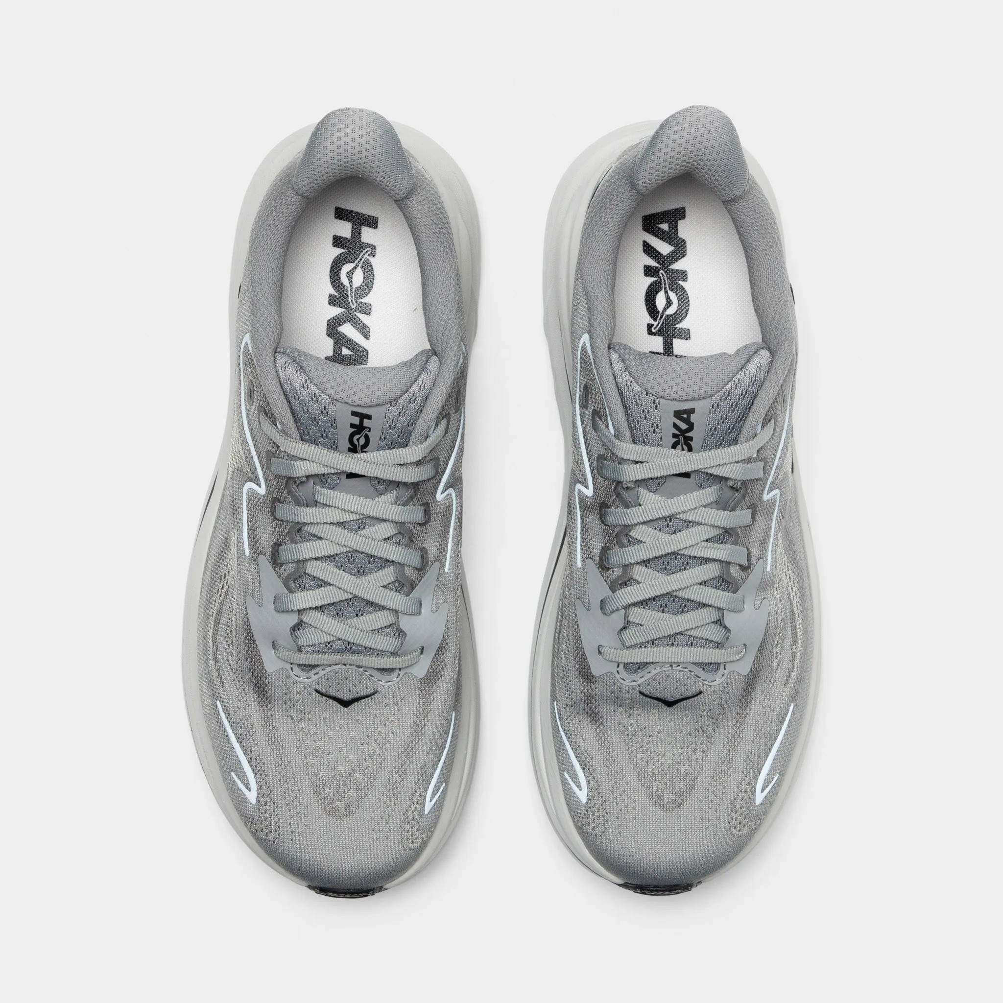 Coach Step Elastic Material Hoka Clifton 10 Grey / Black