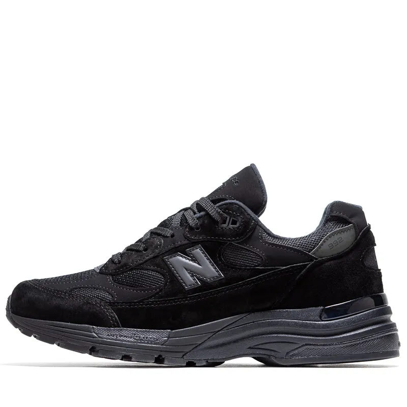 Odor   Resistant Cushioning Tech New Balance Made in USA 992 - Black