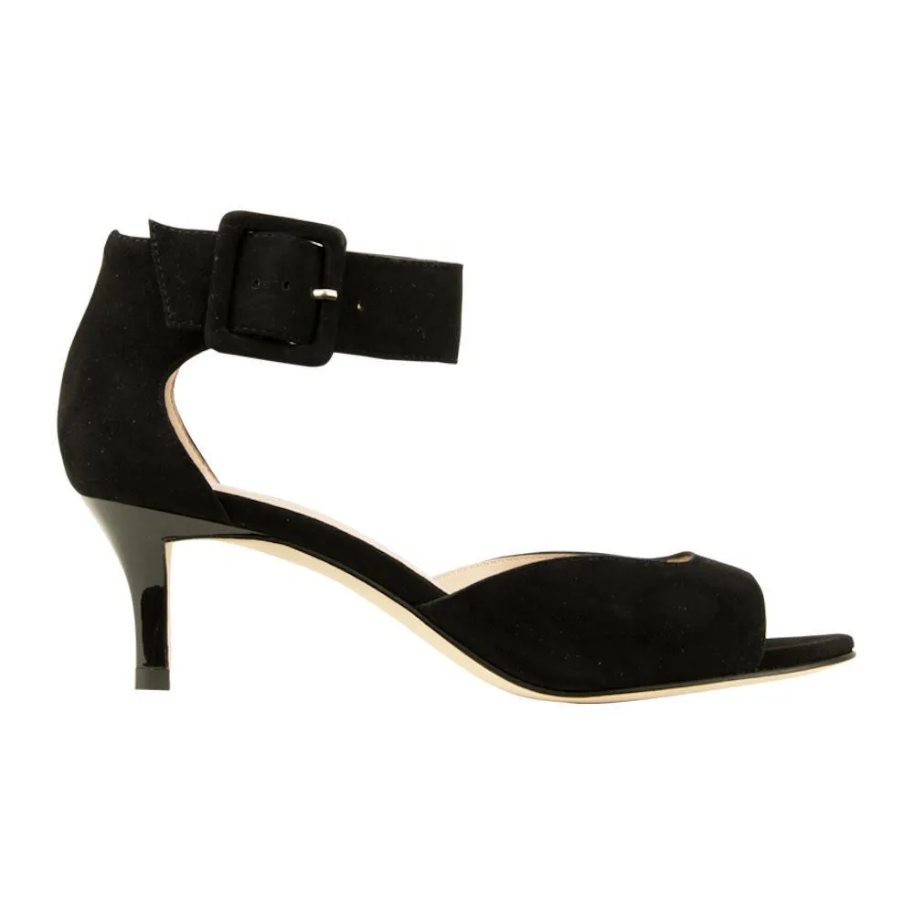 Pelle Moda Women's Berlin Black Suede Team Meet