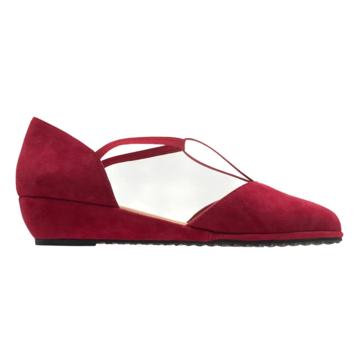 Yes Women's Patsy Red Suede Matte Edge