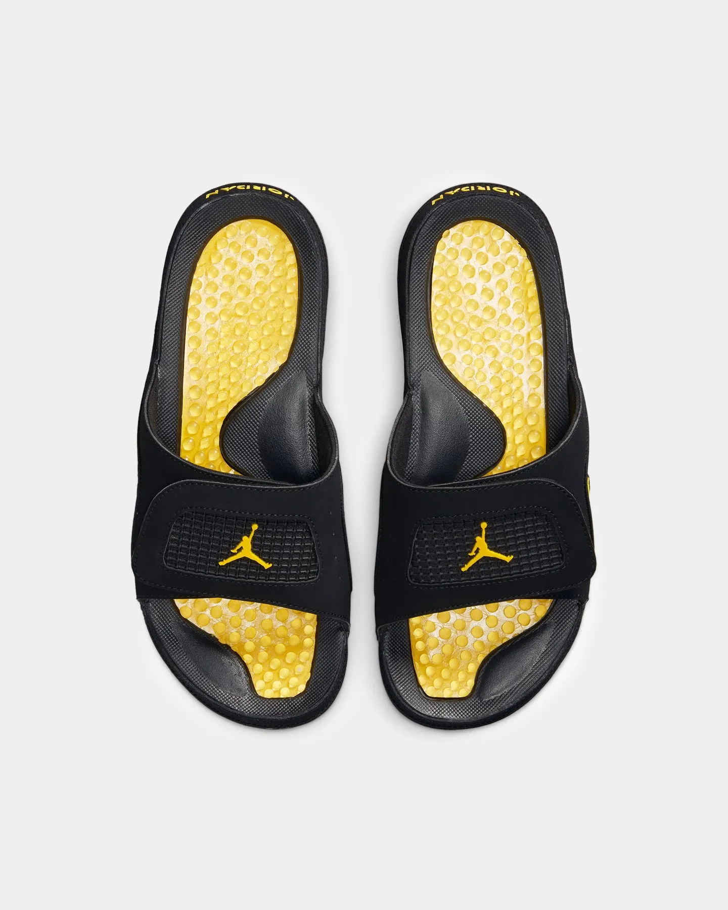 Jordan Hydro 4 Retro Black/Tour Yellow Young Mood