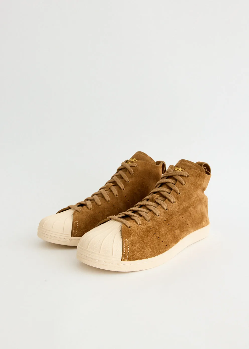 satisfying Optimal flair x Wales Bonner Superstar Hi 'Tan Brown' Sneakers