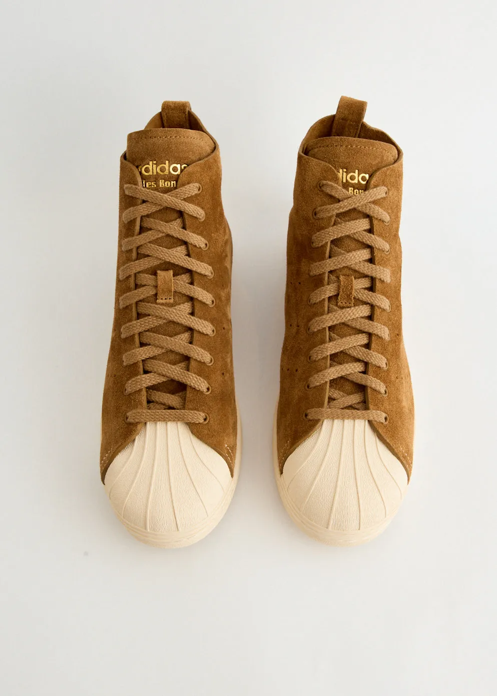 winter style statements kids x Wales Bonner Superstar Hi 'Tan Brown' Sneakers